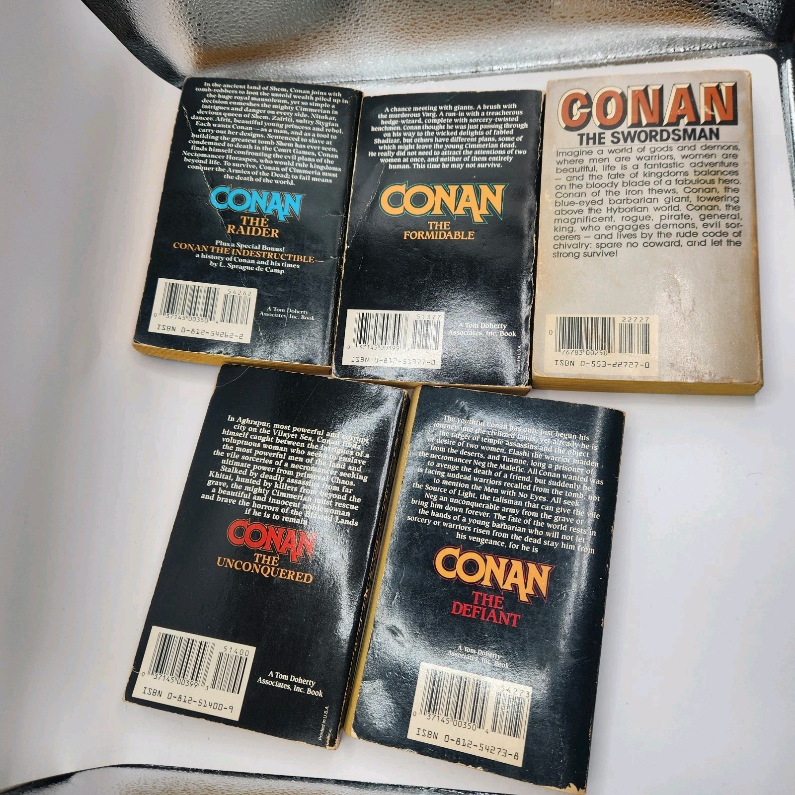 Lot Of 5 – Conan The Barbarian Trade Paperback Books PB Good Condition With Wear