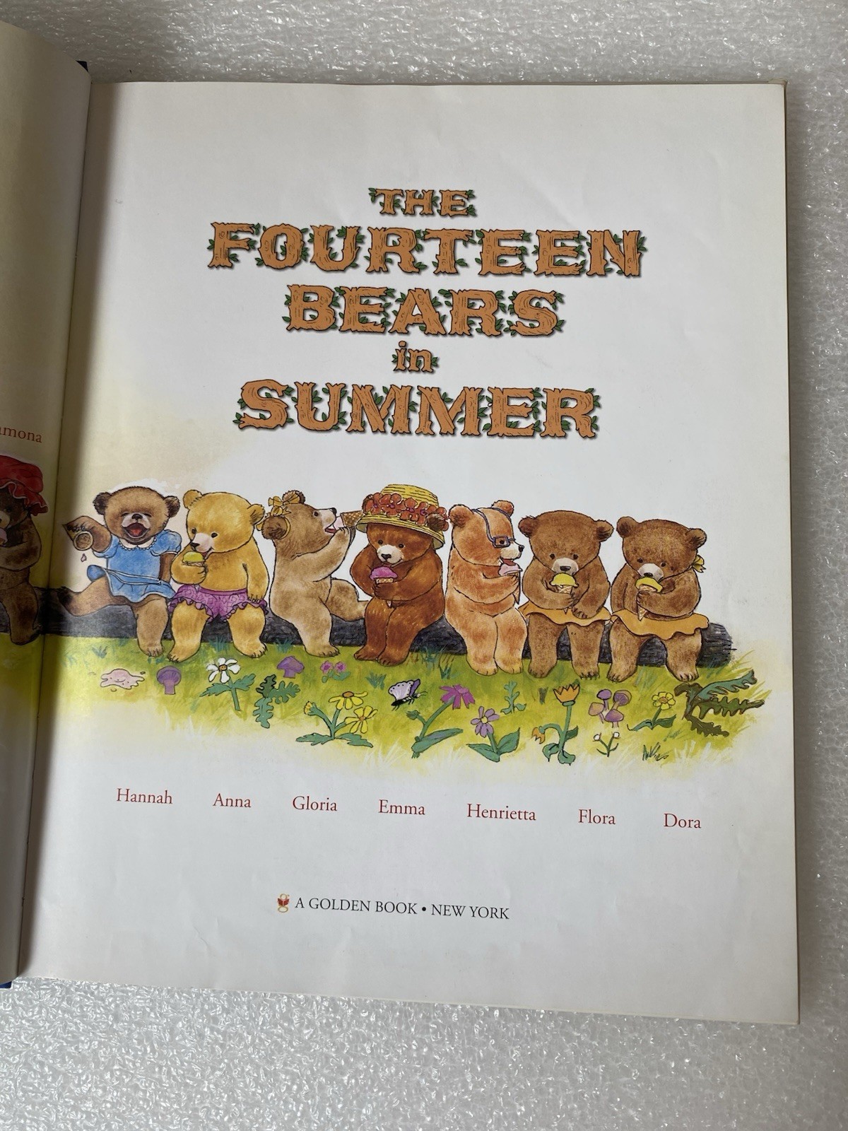The Fourteen Bears in Summer and Winter By E. Scott-First Golden Classic Edition