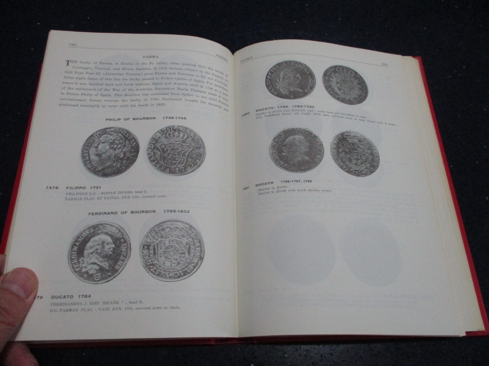 EUROPEAN CROWNS 1700-1800 Coin Book by John S Davenport w/ ORIGINAL VALUE SHEET!