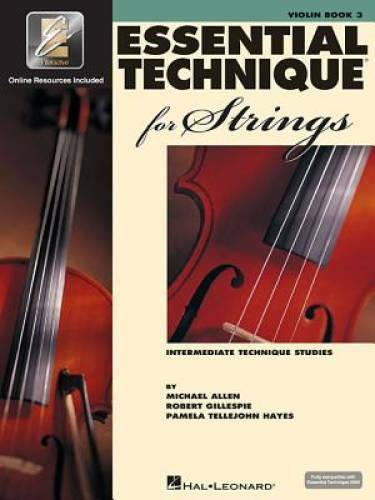 Essential Technique for Strings (Essential Elements Book 3): Violin – GOOD