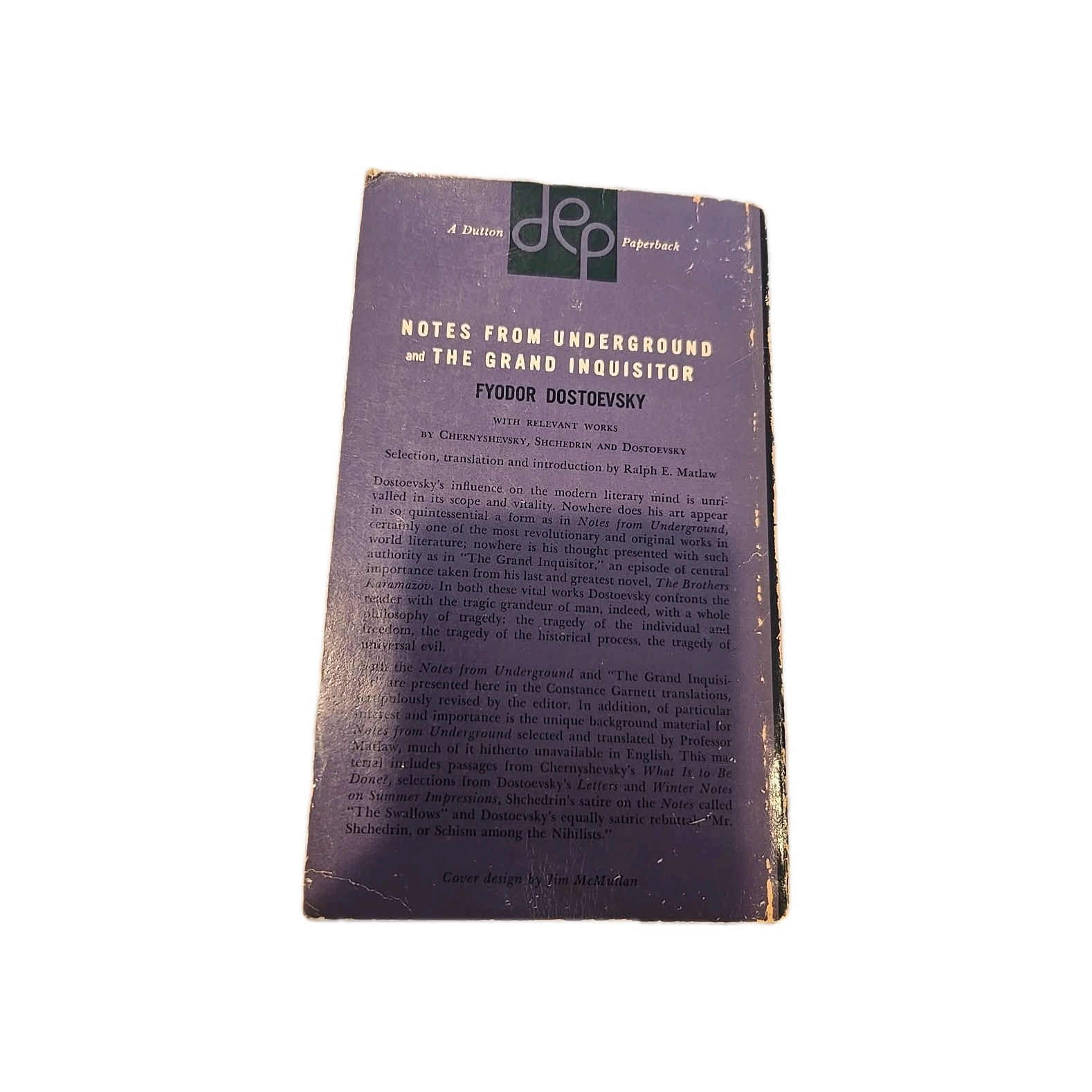 Notes from Underground by Fyodor Dostoevsky 1960 Trade Paperback