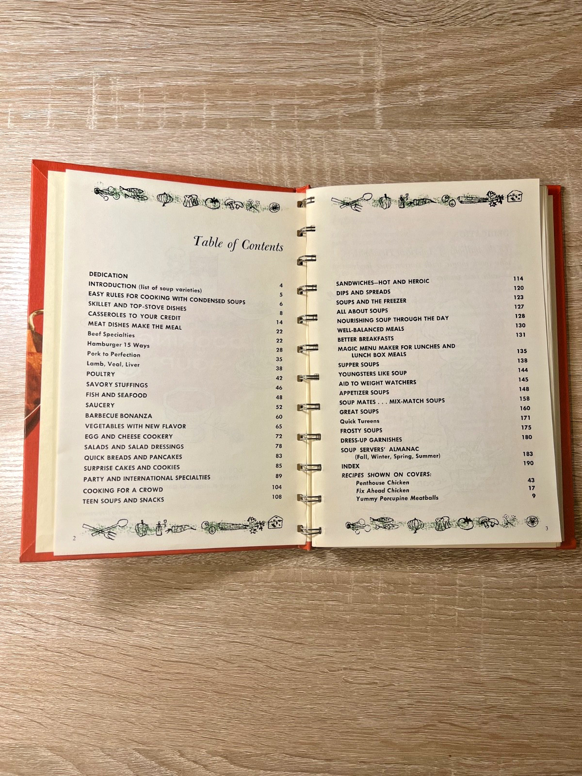 Campbell Cookbook Cooking With Soup Spiral Hardcover Book of 608 Recipes 1970