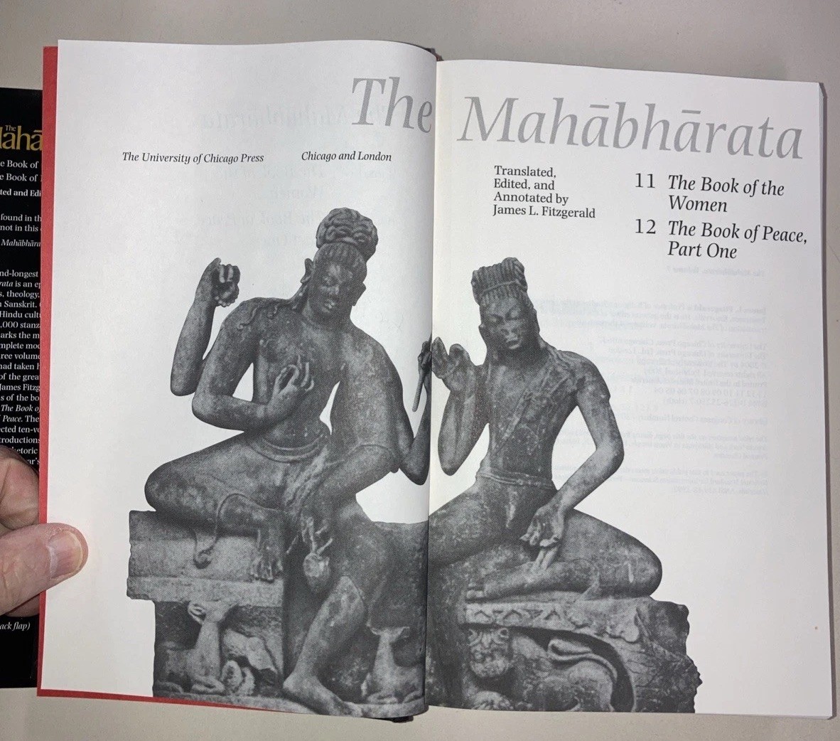 Mahabharata Volume 7 Book 11 The Book of Women Book 12 Book of Peace 2003 VG
