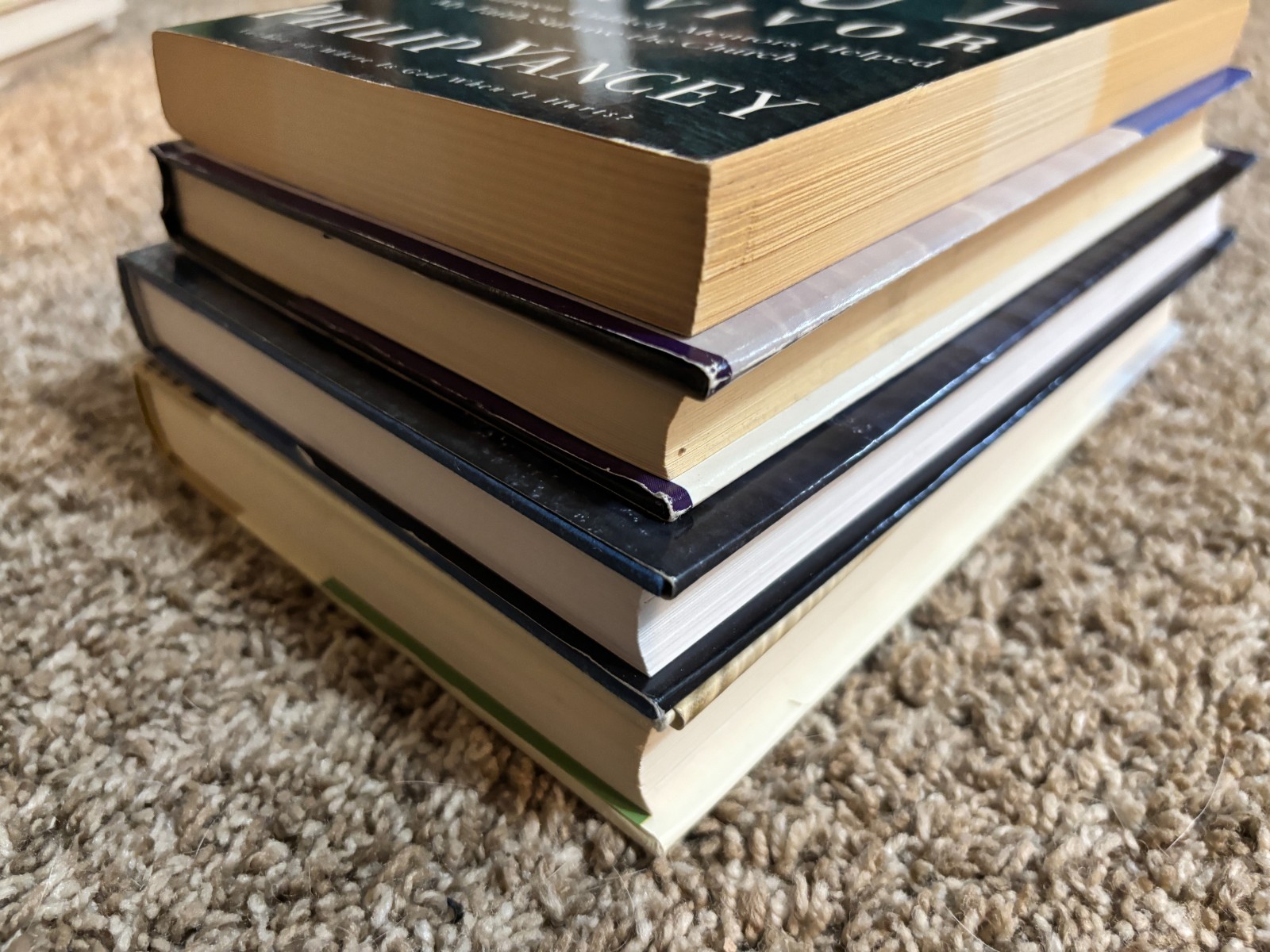 4 Philip Yancey Book Lot Christian Living Nonfiction Religion Faith Self-Help