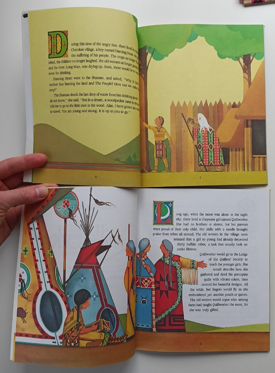 Native American picture books – lot of 10 – McDermott, dePaola, Cholene, Dominic