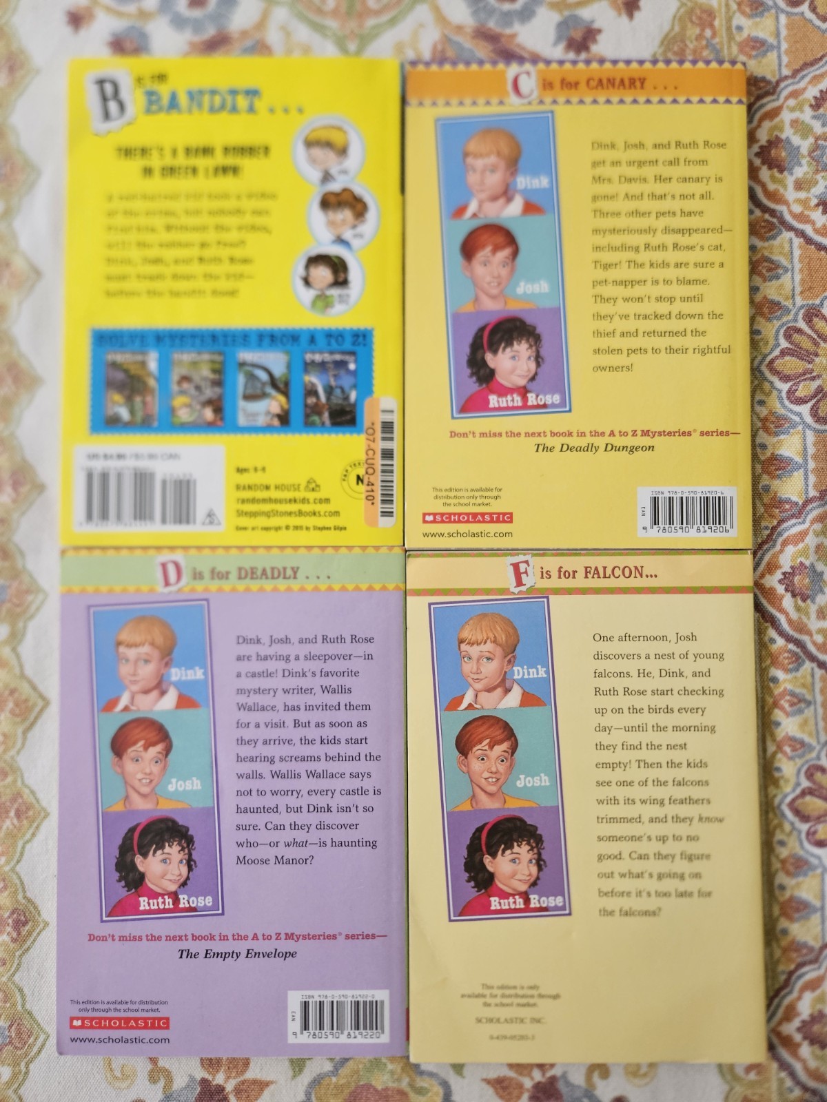 Lot of 18 A to Z Mysteries Rob Roy Children’s Paperback Books Chapter Ages 6-9