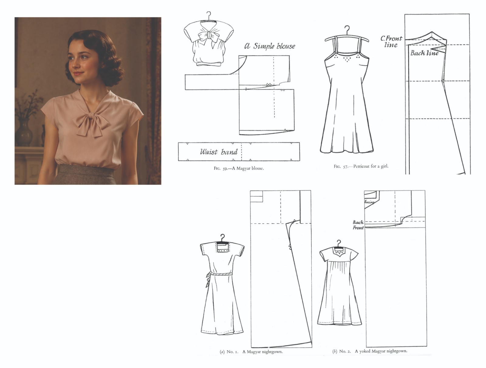 Pattern Drafting Making Sew Vintage 1930s Children’s Women’s Fashions | Howlett