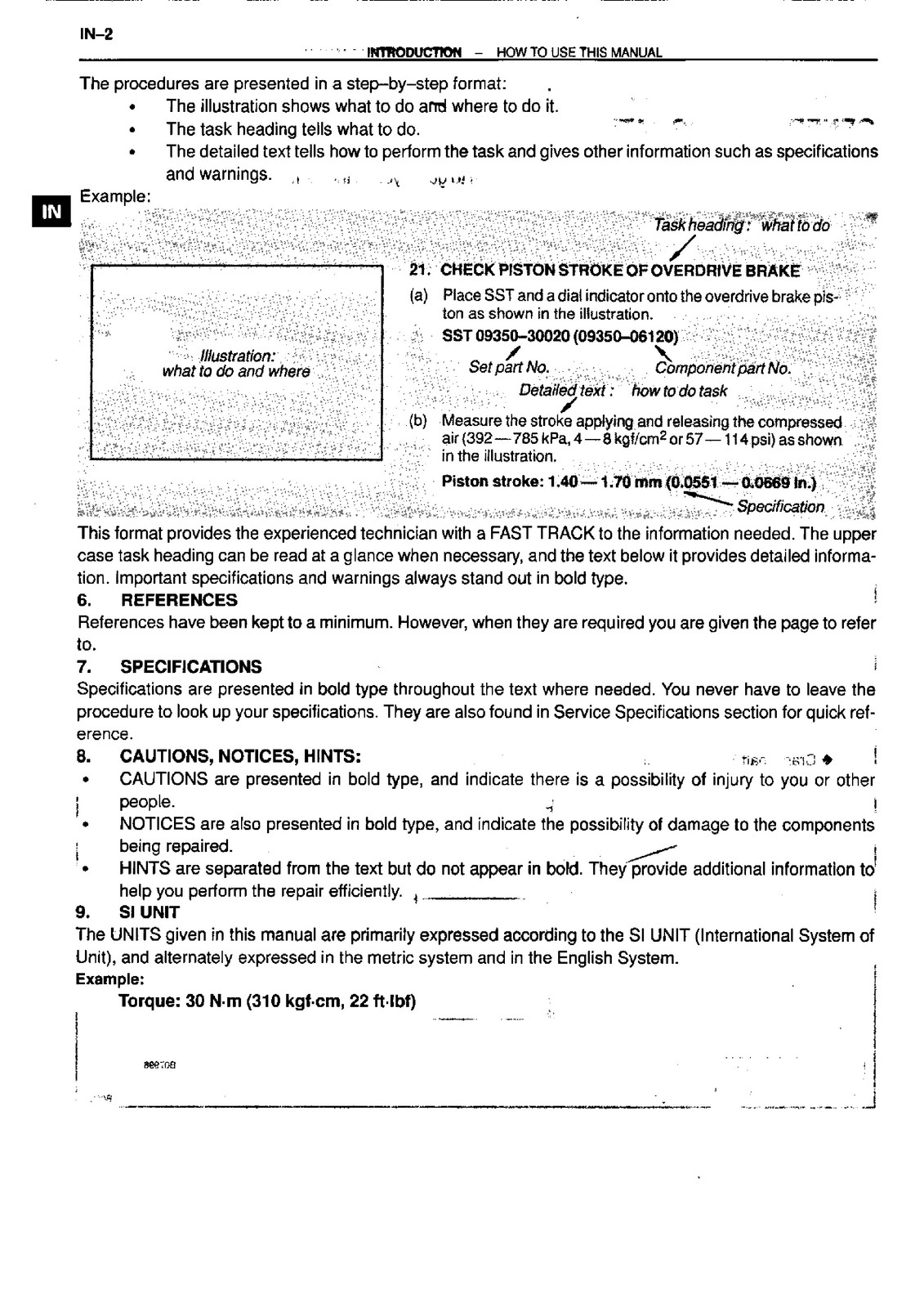 TOYOTA 1KZ-TE Engine Repair Manual 1999 – STEEL WIRE BOUND – PROTECTIVE COVERS