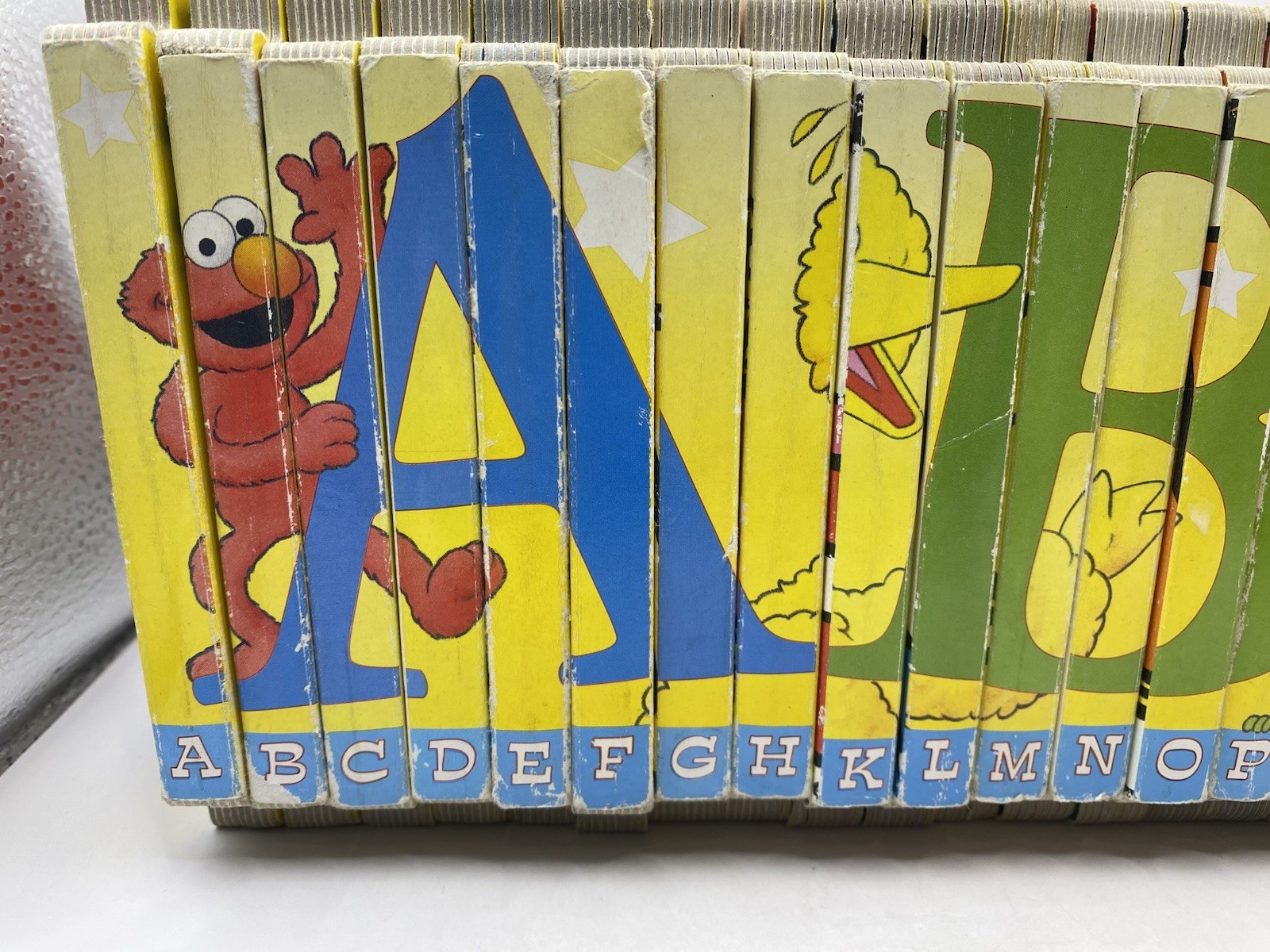 Sesame Street ABC Book Set Interlocking Individual Letter READ