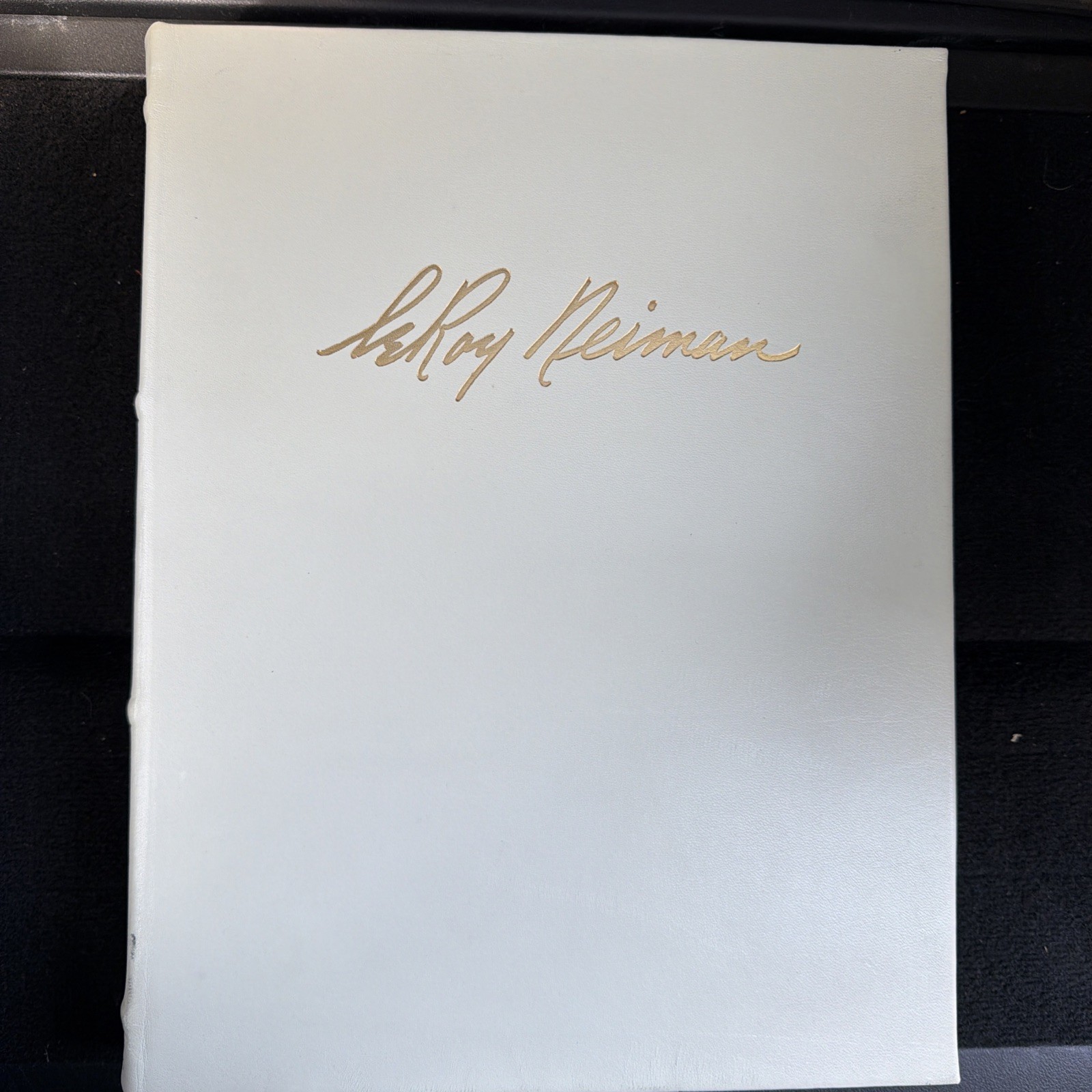 LeROY NEIMAN BOOK COLLECTION WINNERS 359/600 HAND SIGNED LEATHER Edition Rare