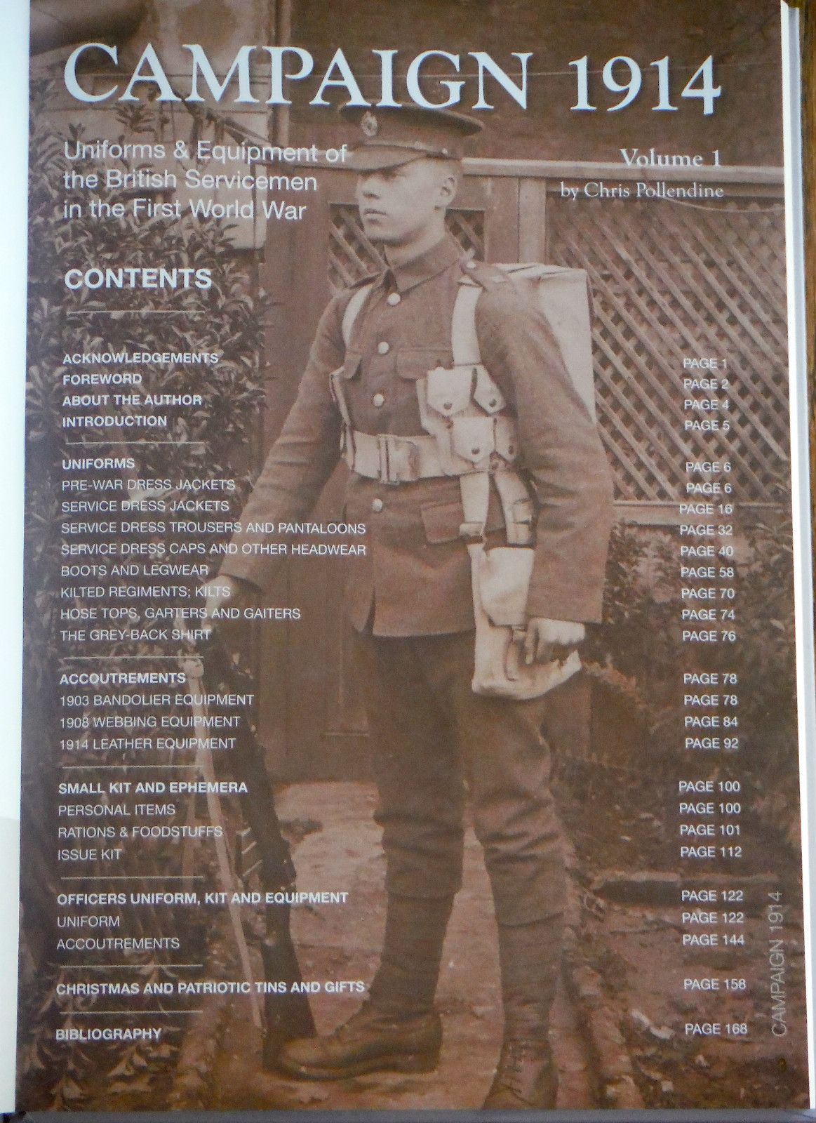 Campaign 1914, Volume 1, British Uniforms and Equipment of WWI, new