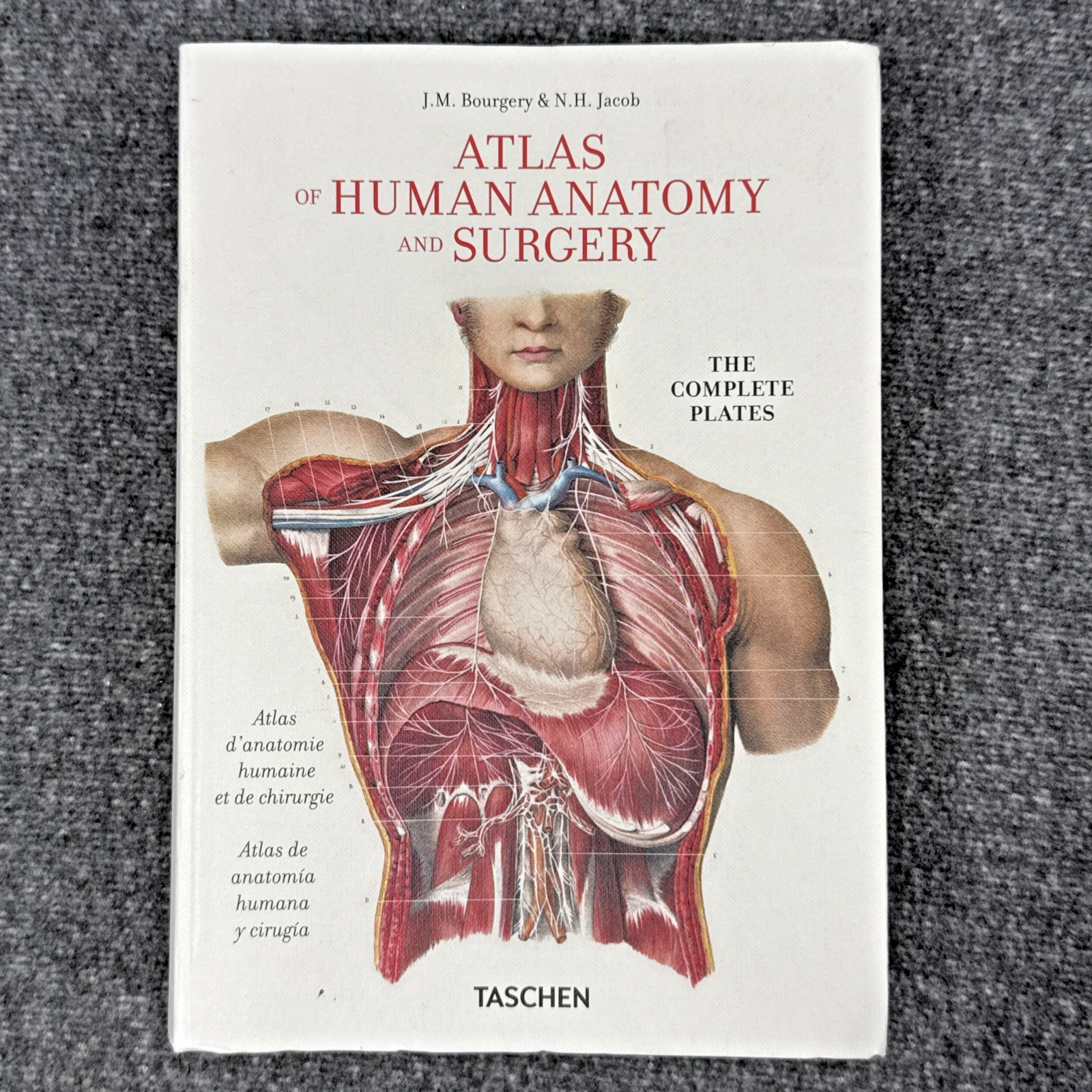 Atlas of Human Anatomy and Surgery The Complete Plates, Bourgery, Jacob, Taschen