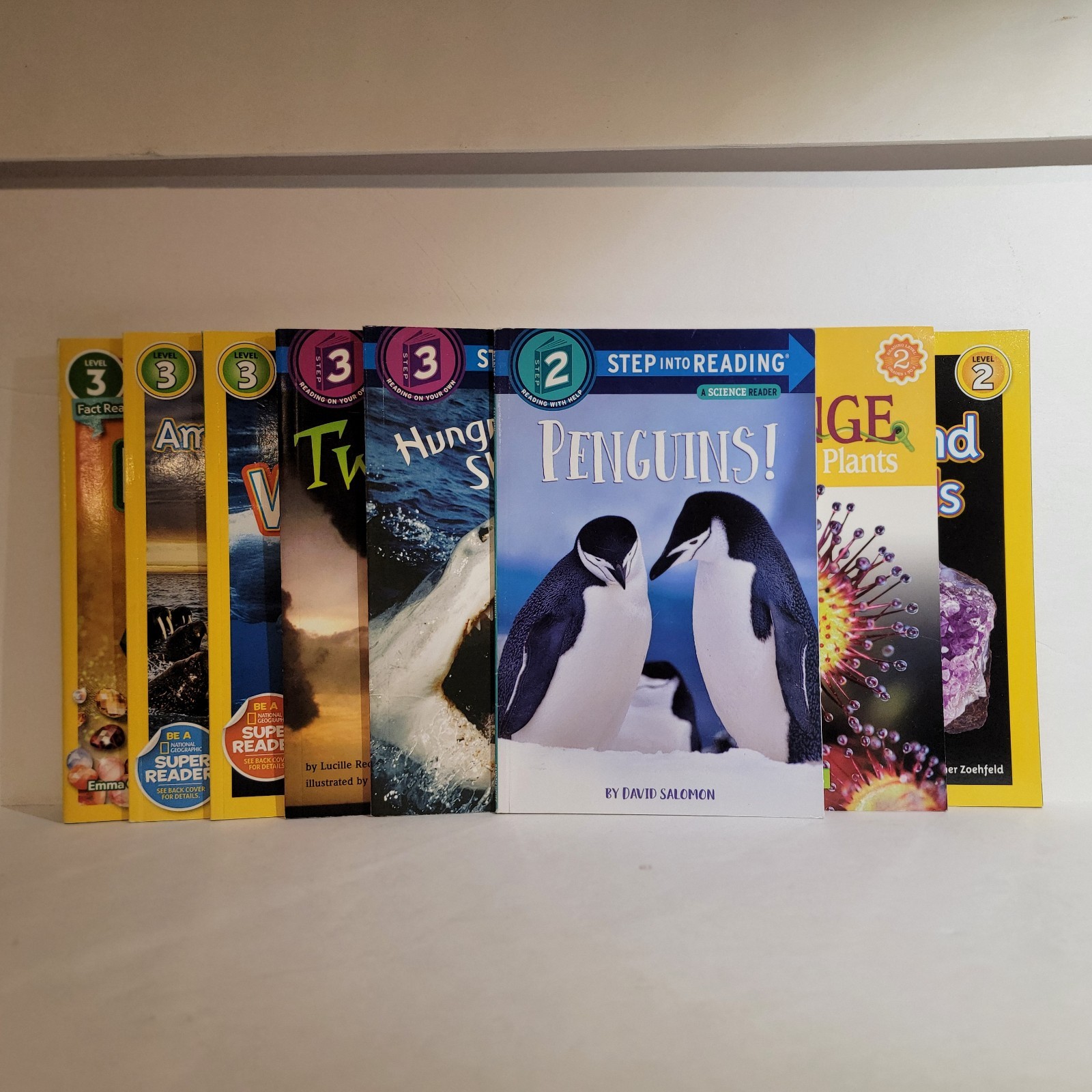 National Geographic Step Into Reading Nonfiction Level 2 & 3 Book Lot Of 8