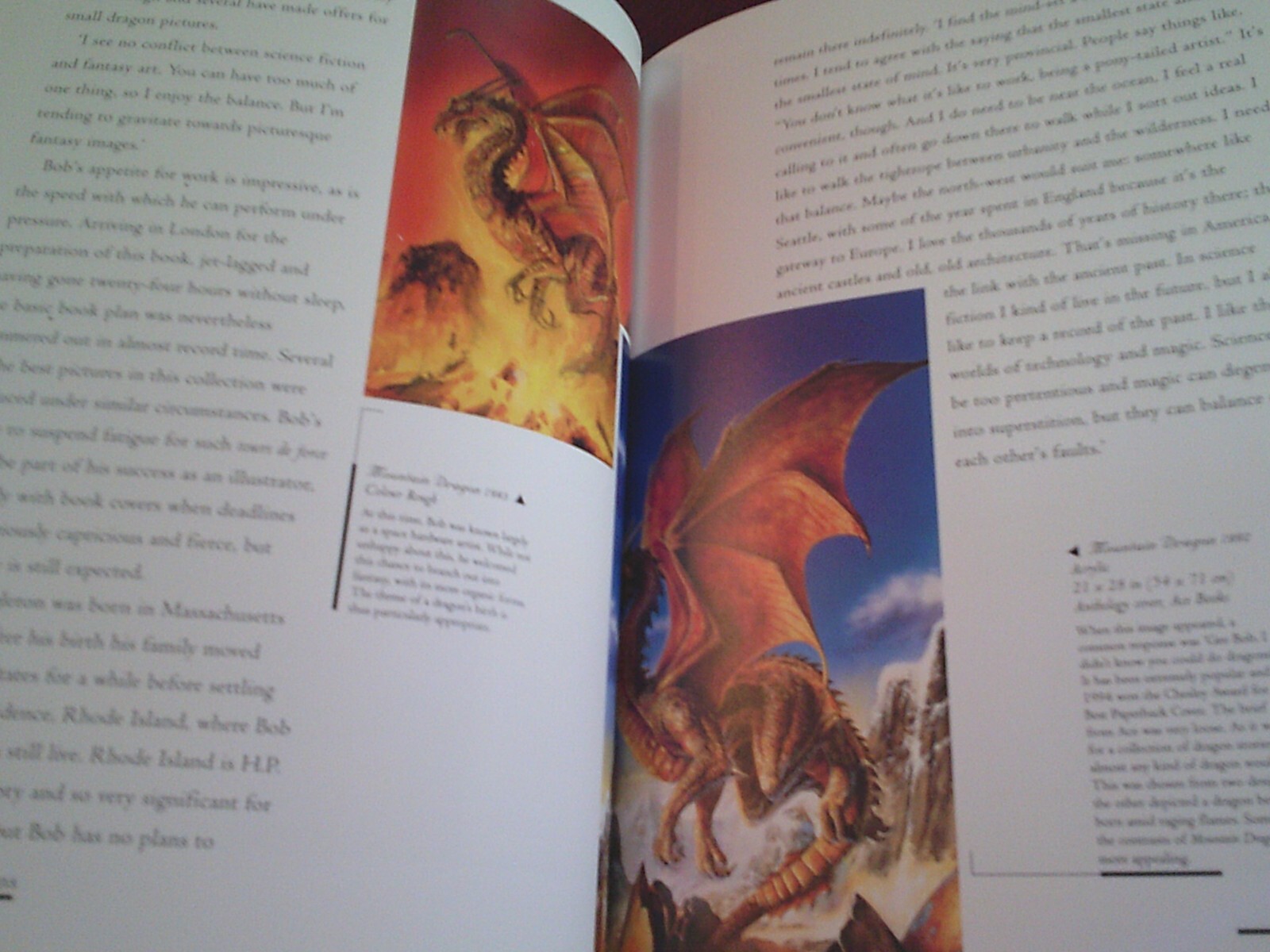 Alien Horizons: The Fantastic Art of Bob Eggleton (1995, Hardcover) SIGNED plate