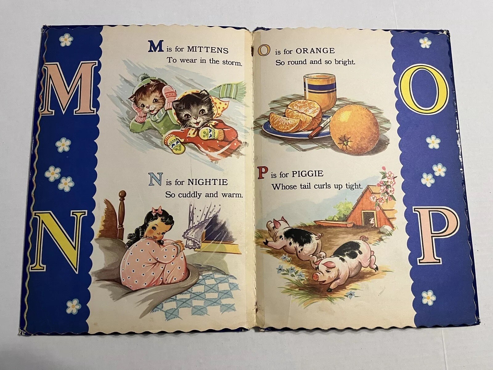 1948 Whitman Publishing The ABC Picture Book Large Hardcover
