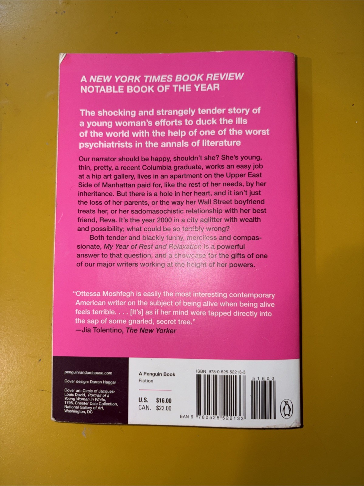 My Year of Rest and Relaxation by Ottessa Moshfegh (2018, Trade Paperback)