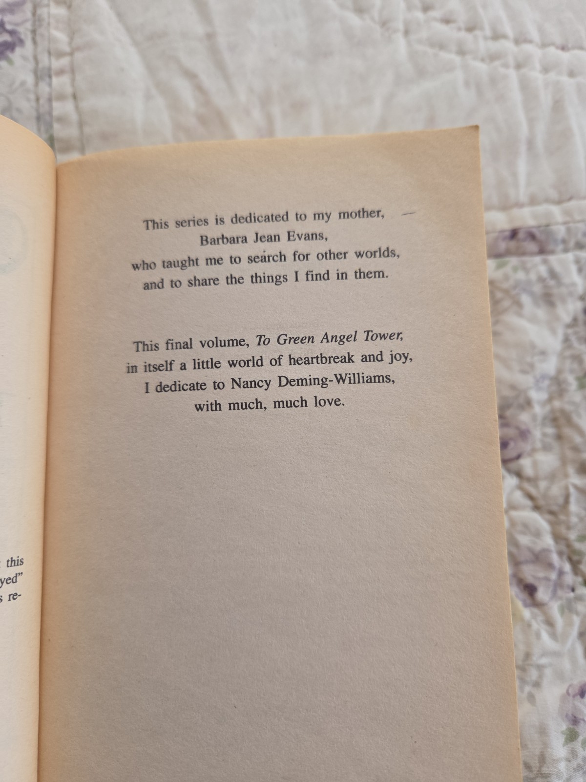 Tad Williams : To Green Angel Tower And The Dragonbone Chair PB