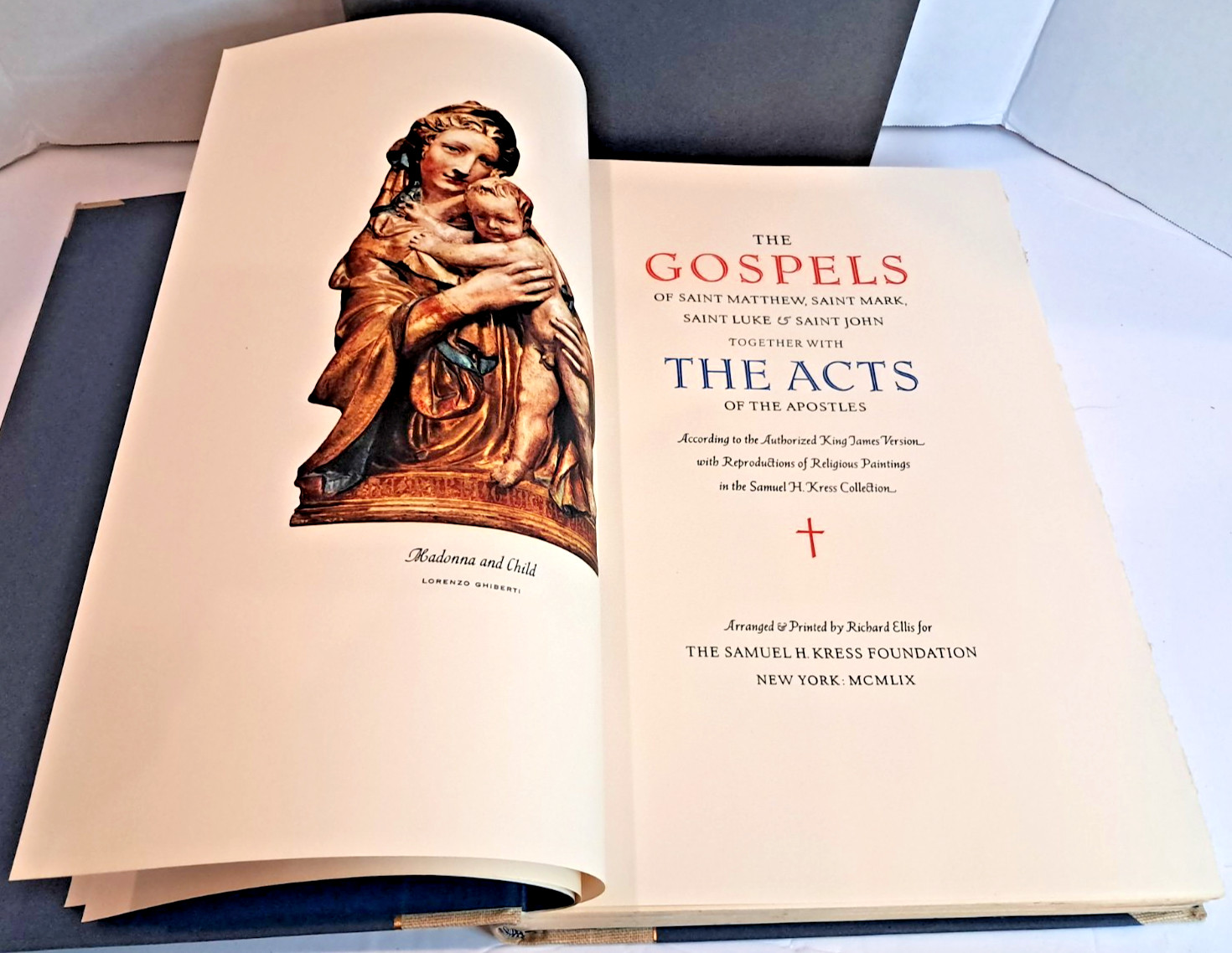 The Four Gospels & the Acts of the Apostles (1959) Special Edition Hardcover