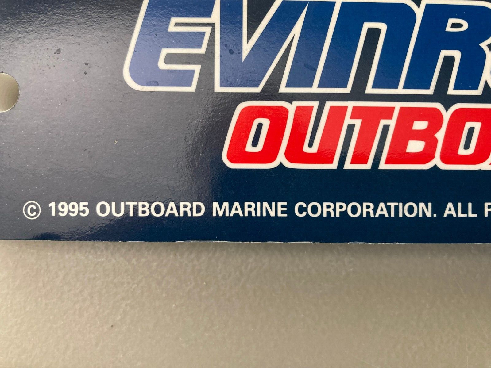 1995 Johnson Evinrude Outboards 2 thru 8 HP 1&2 Cylinder Service Manual #507120