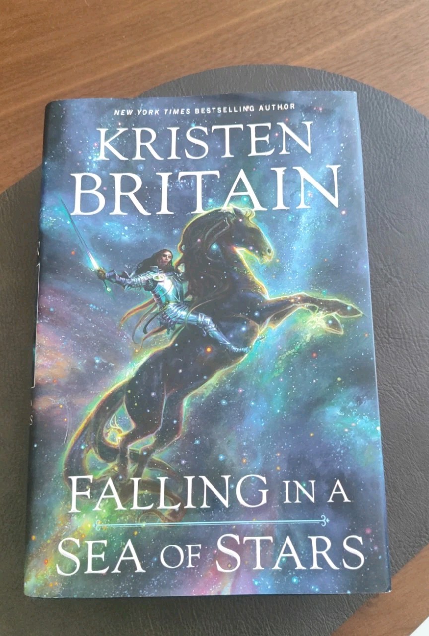Falling in a Sea of Stars by Kristen Britain (2025, Hardcover)