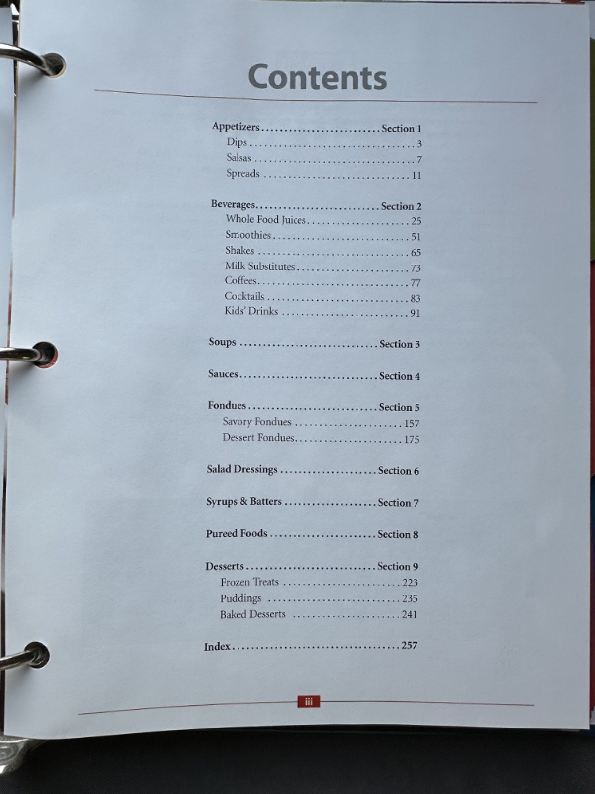 VITA-MIX Whole Food Recipes For Better Living ringed binder & Getting Started Gu