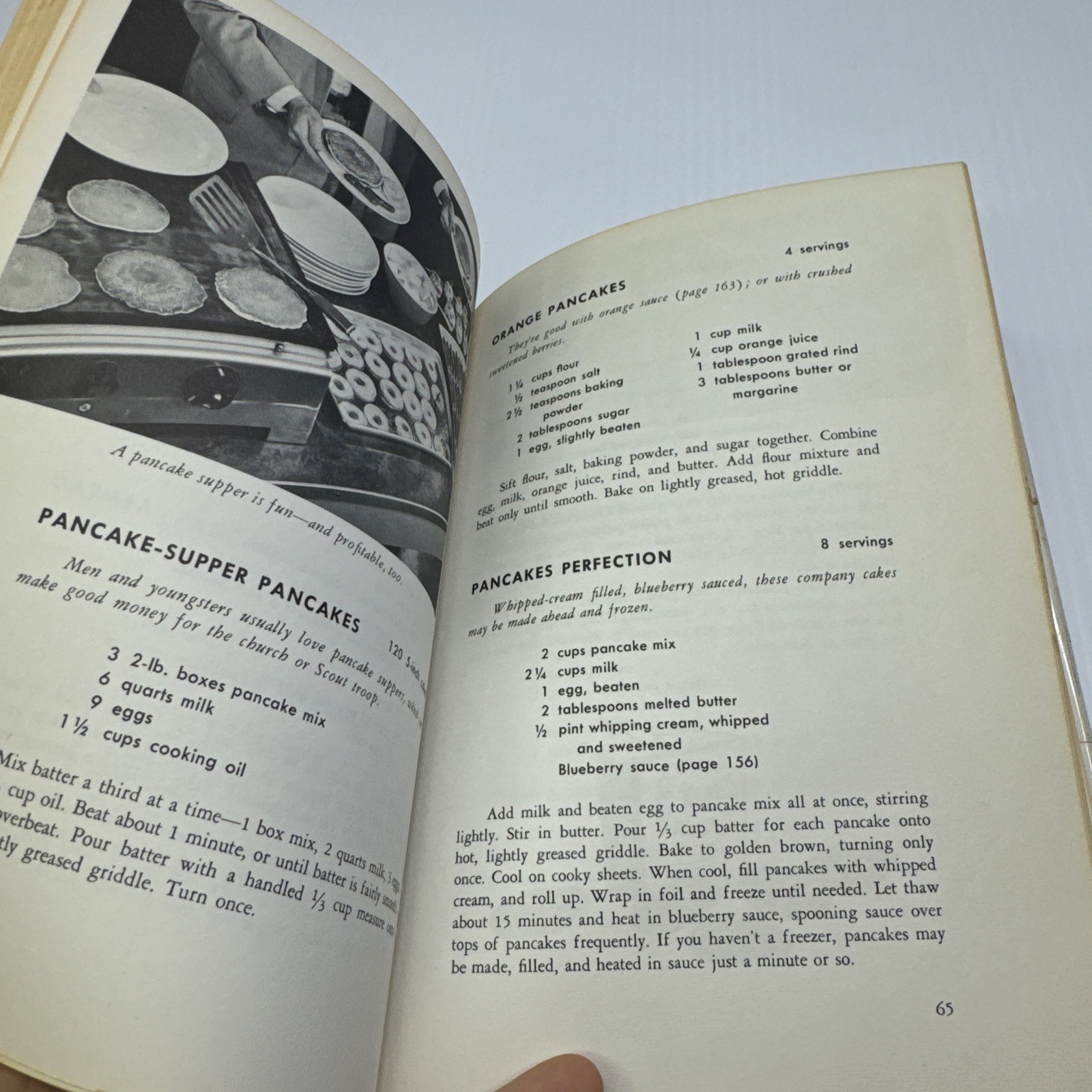 Pancakes Aplenty Plain and Fancy Ruth Ellen Church 1962 ExLib HC Vintage Recipes