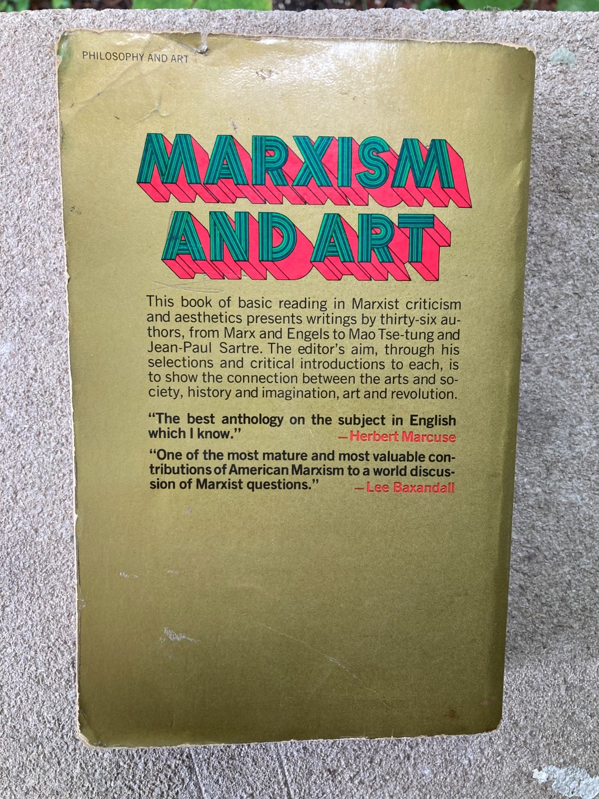 Marxism and Art by Maynard Solomon (1973, Vintage Softcover)