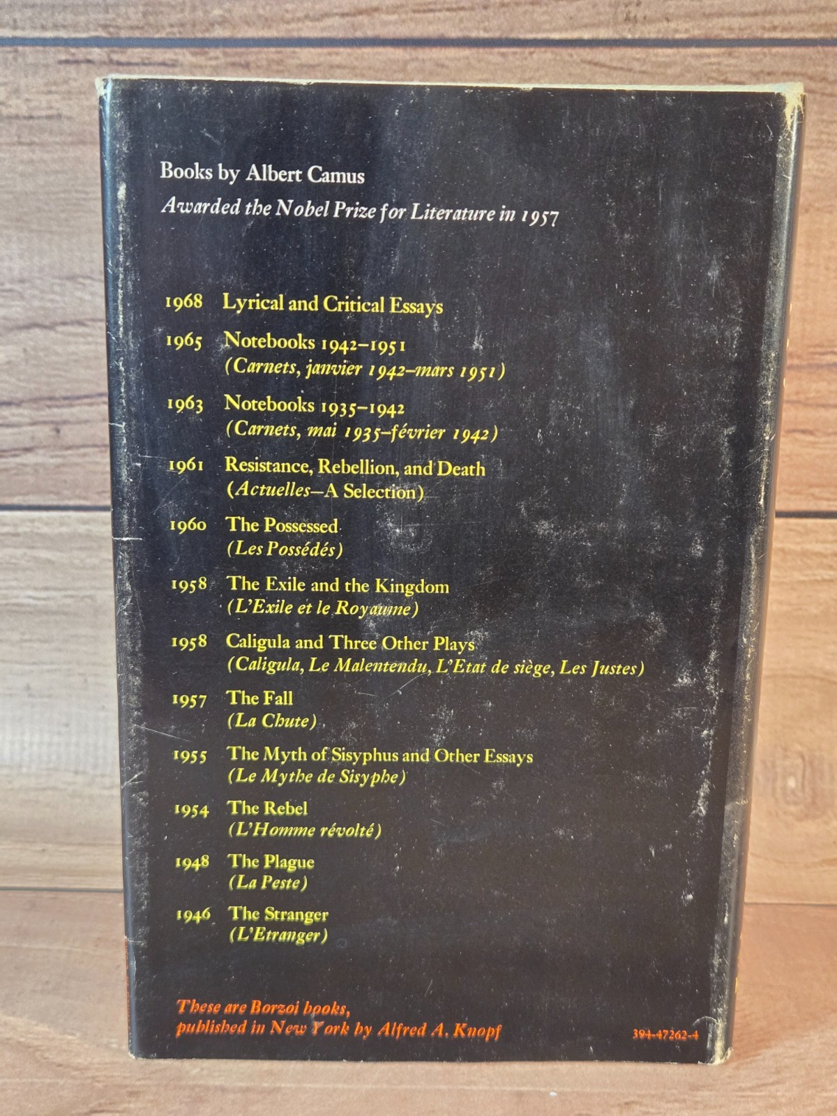 A HAPPY DEATH By Albert Camus & Richard Howard – Hardcover First Edition HC/DJ