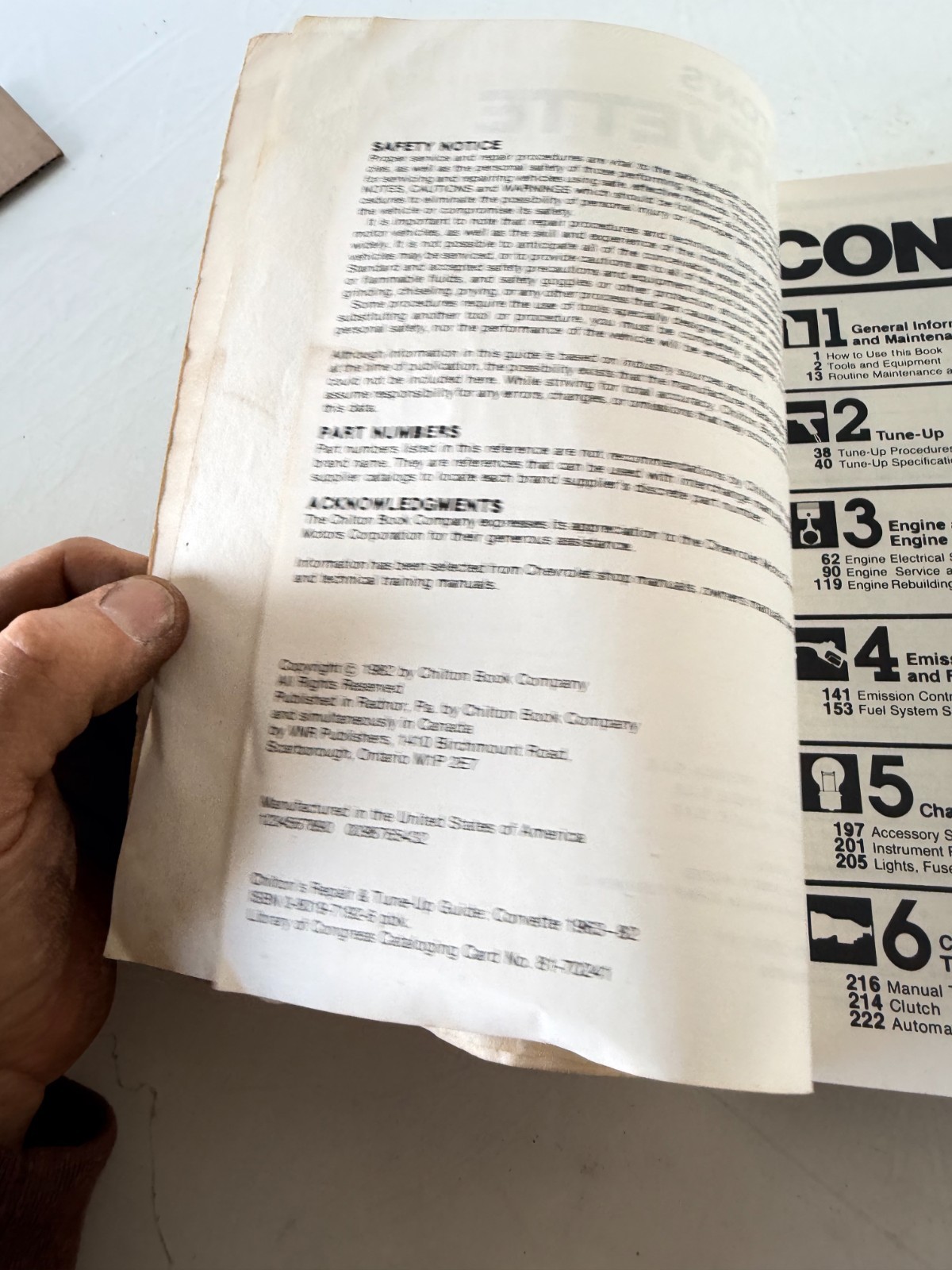 Chilton’s Repair & Tune-up Guide Corvette, 1963-1982 Repair Manual | 6843 | (45)