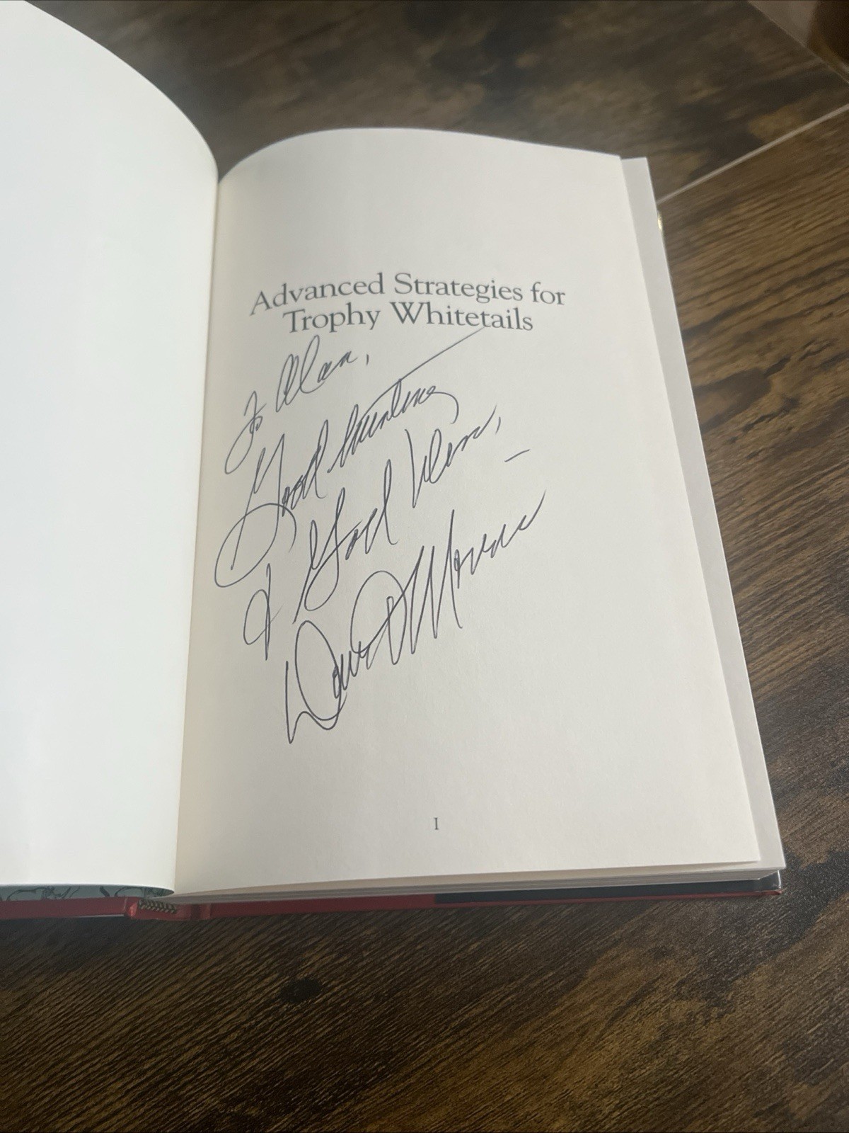 Advanced Strategies for Trophy Whitetails by David Morris Signed!