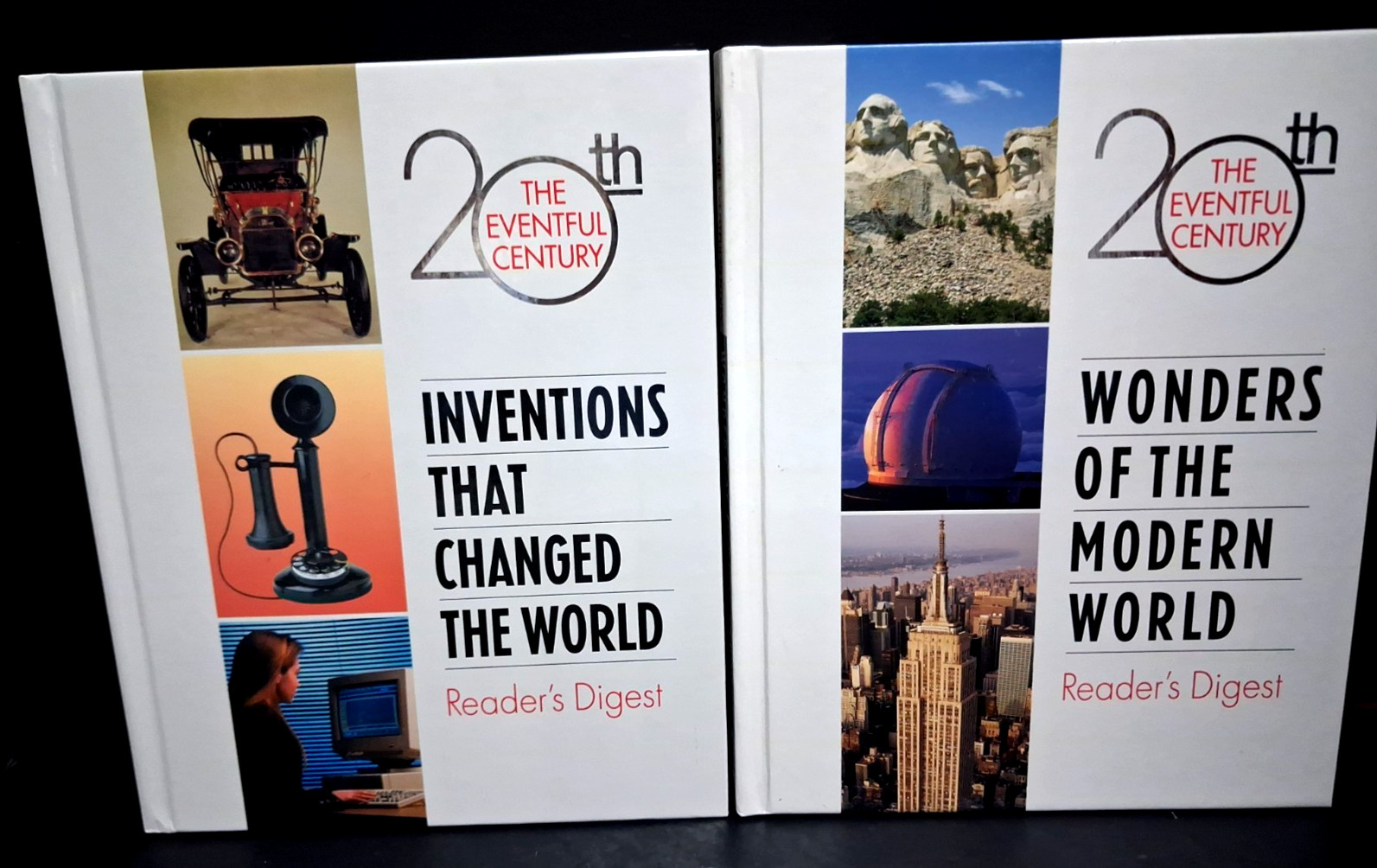 Set of 8 The Eventful 20th Century Reader’s Digest 1999 Hardcover Books