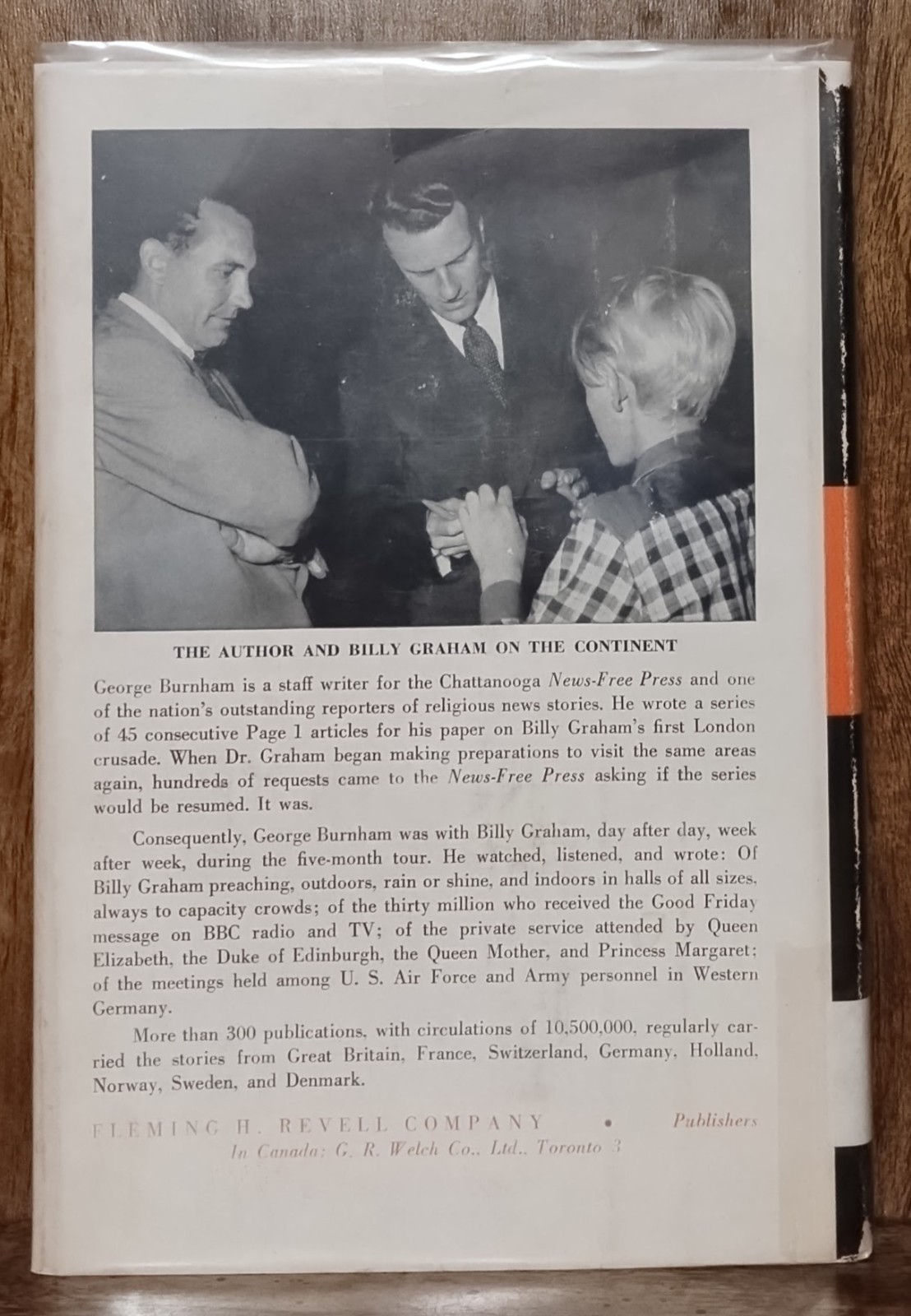 Billy Graham A Mission Accomplished George Burnham 1955 First Ed Hardcover Revel
