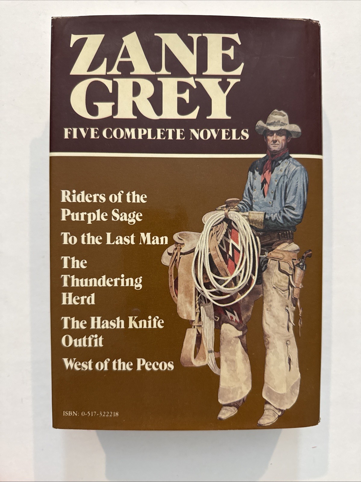ZANE GREY FIVE COMPLETE NOVELS 1980 Purple Sage Thundering Herd West Of Pecos