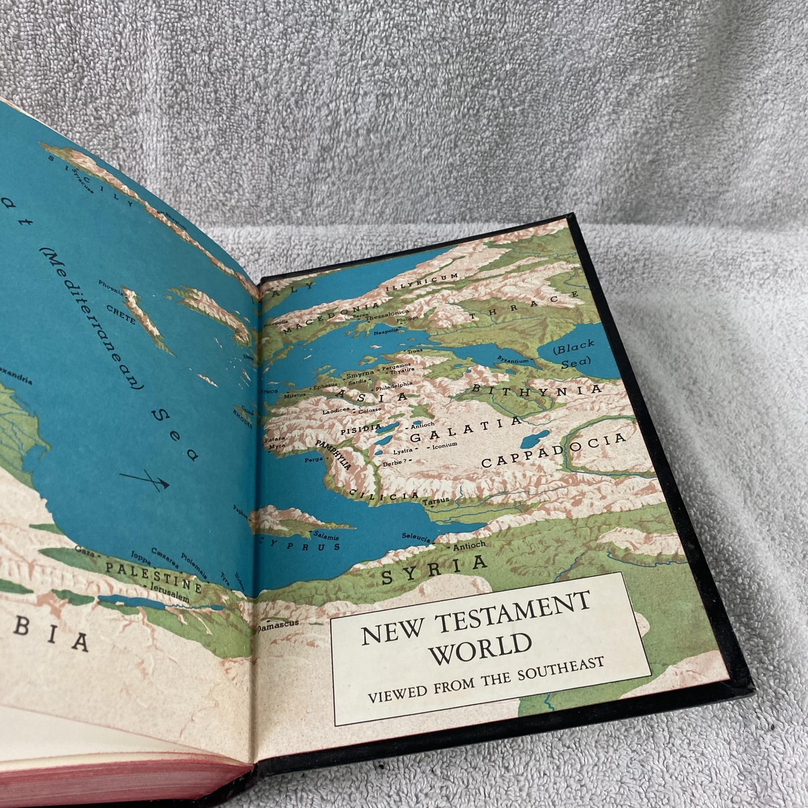 Vintage The Bible Revised Standard Version 1973 ABS Concordance Hardcover Maps