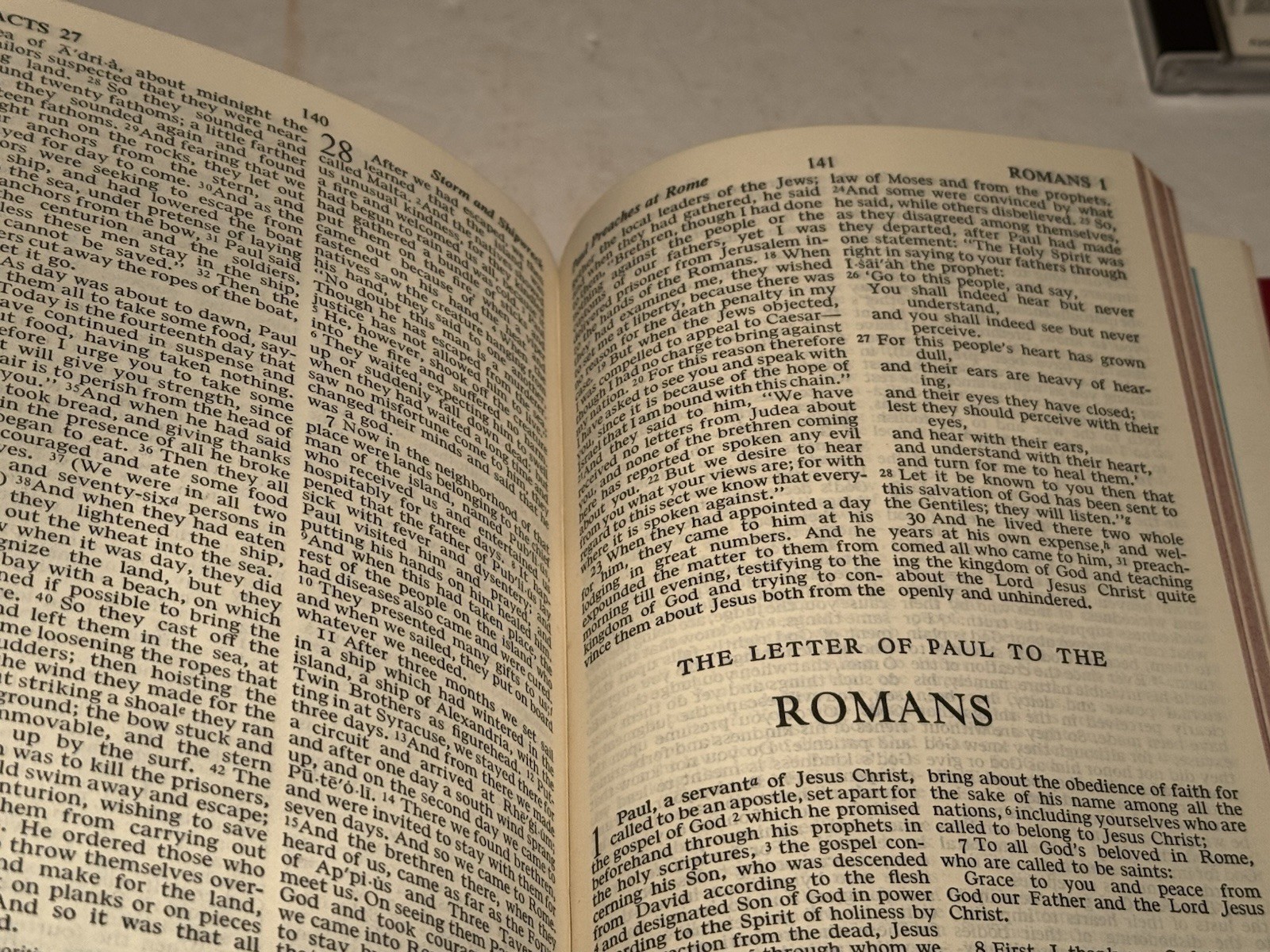 HOLY BIBLE Self Pronouncing RSV 1962 Cokesbury vtg Revised Standard illustrated