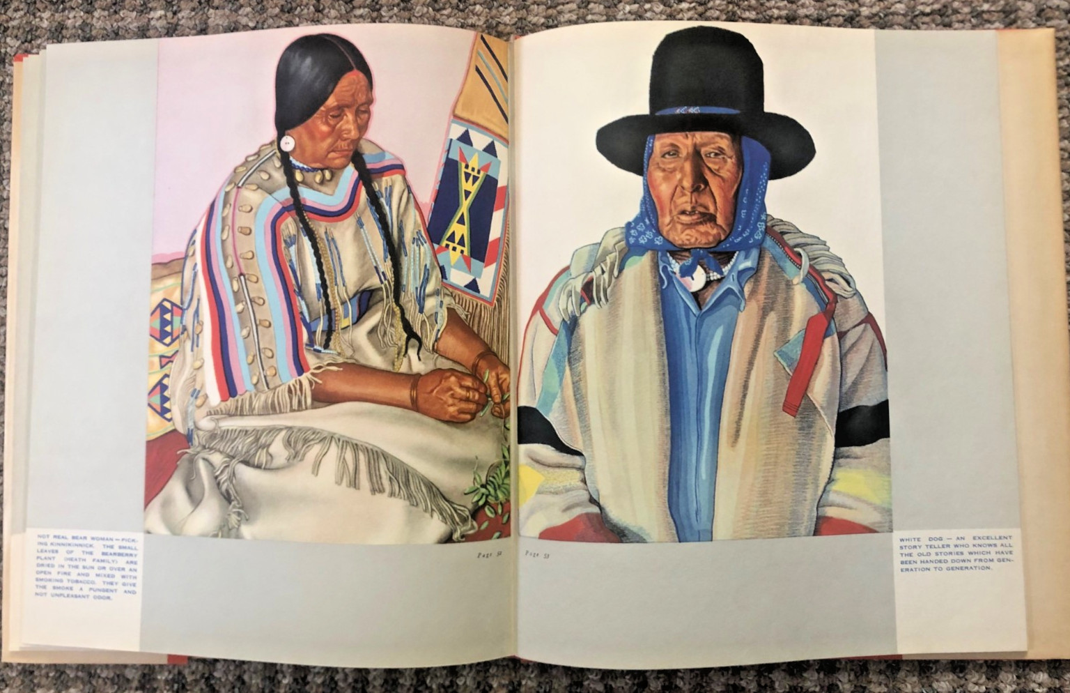 VINTAGE „Blackfeet Indians“ by Frank Linderman; illustrations by Winold Reiss