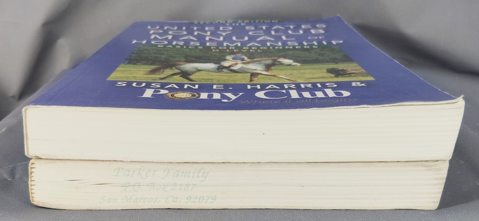 US Pony Club Manual of Horsemanship D Level Lot Susan E Harris Beginner Riding B