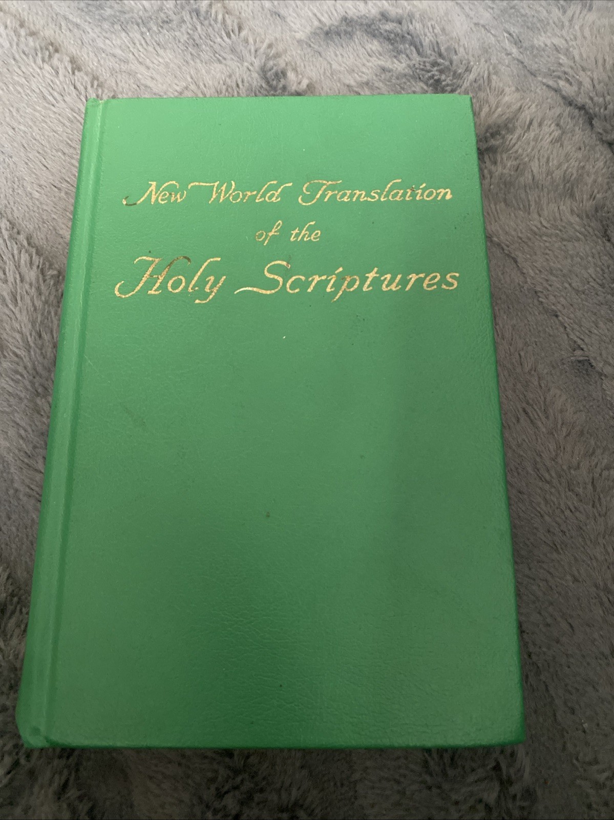 1970 New World Translation Of The Holy Scriptures green Watchtower 3rd Print