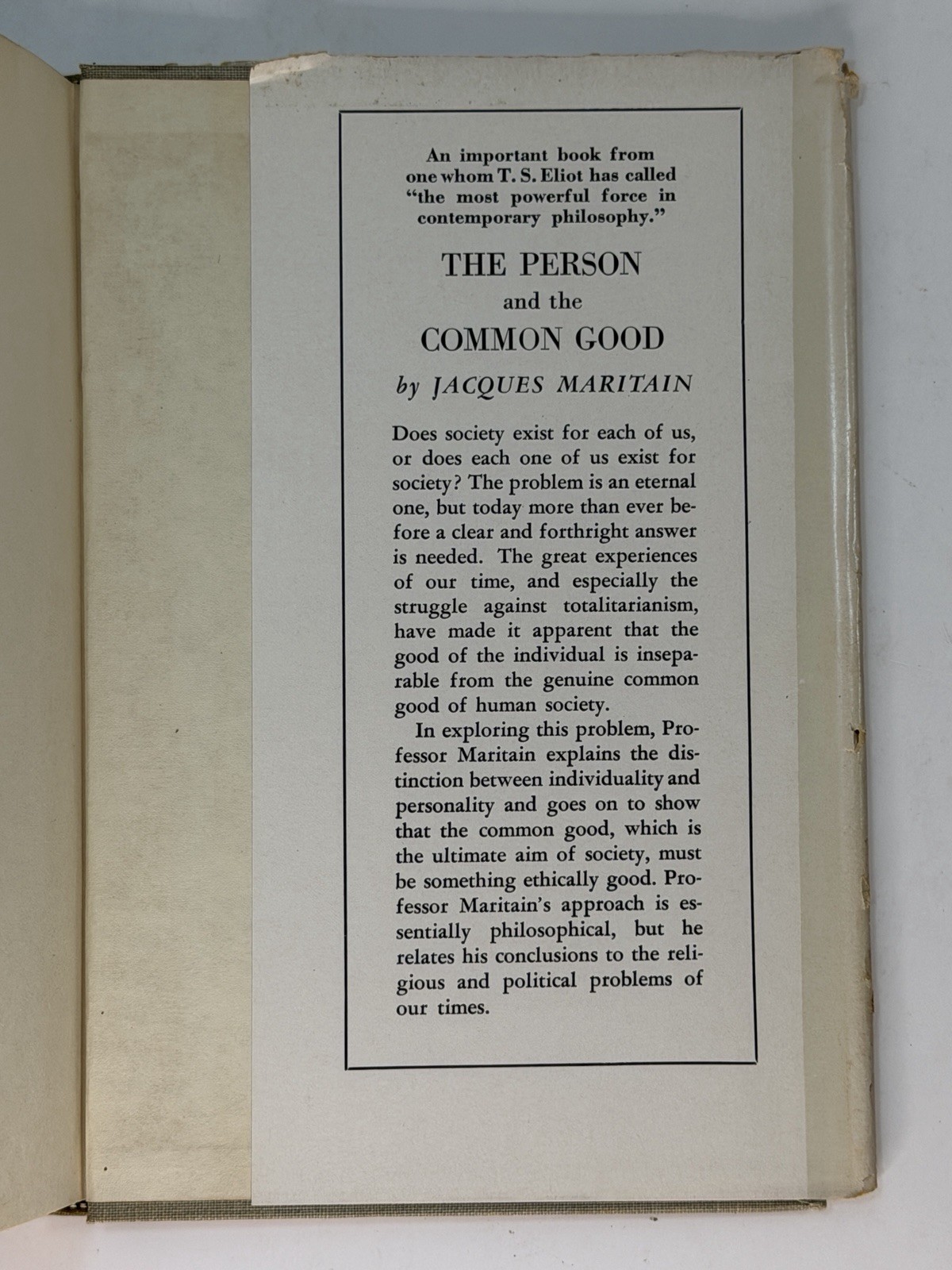 🧠 The Range of Reason: Jacques Maritain 1957 Scribner HC/DJ Philosophy Gem 📖