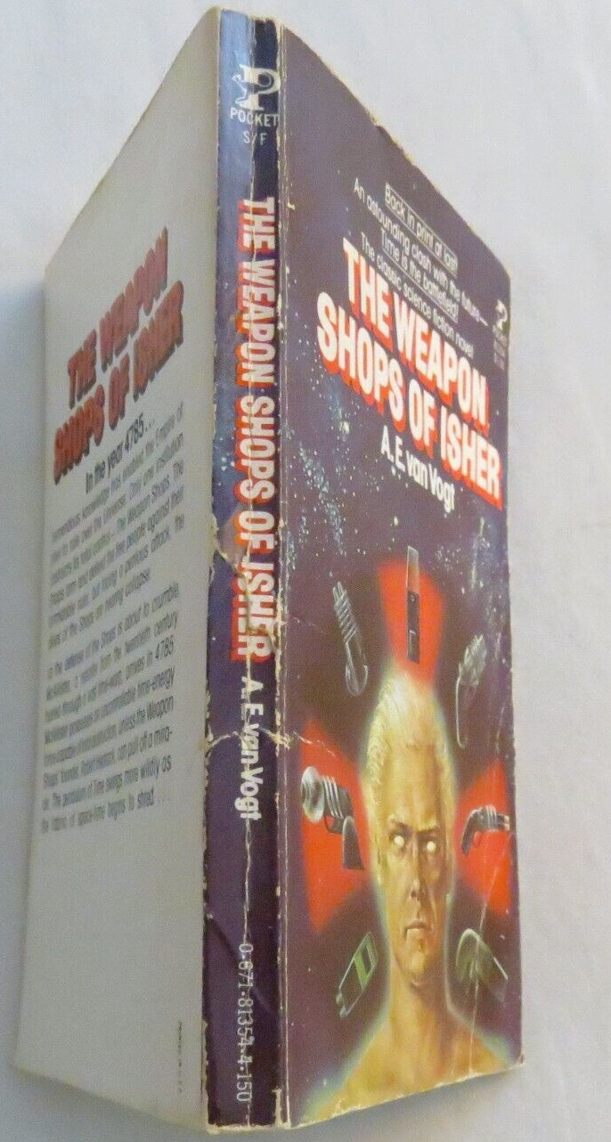 The Weapon Shops of Isher A.E.van Vogt Paperback Pocket Books 1977