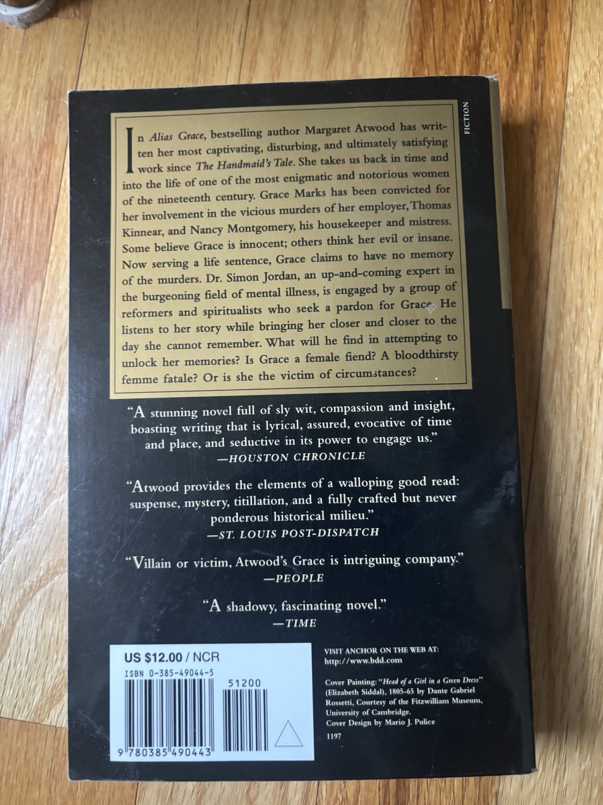 Alias Grace : A Novel by Margaret Atwood (1997, Trade Paperback)