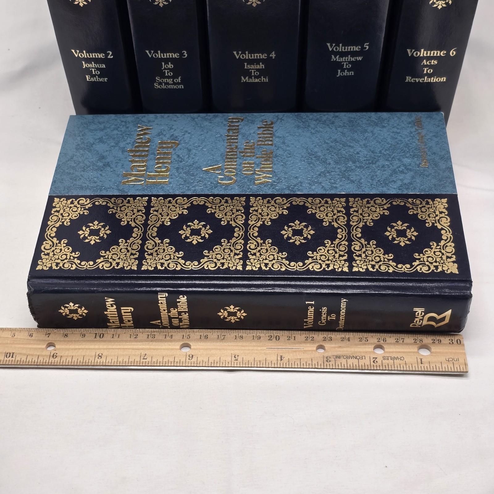 Matthew Henry’s Commentary On The Whole Bible Vol 1-6 Complete Set Revell Vtg