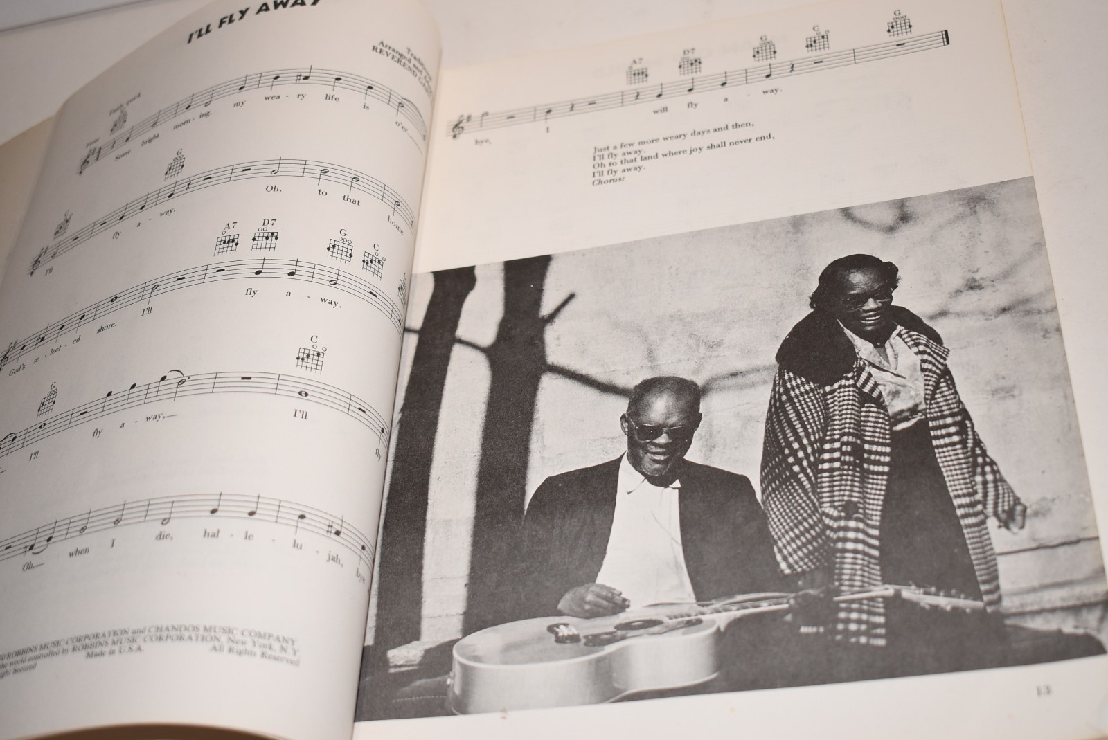 Rev. Gary Davis: The Holy Blues Robbins Music Corporation 1970