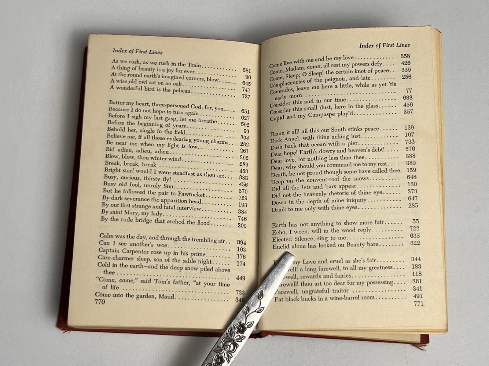 A Little Treasury of Great Poetry Oscar Williams 1947 Scribner’s