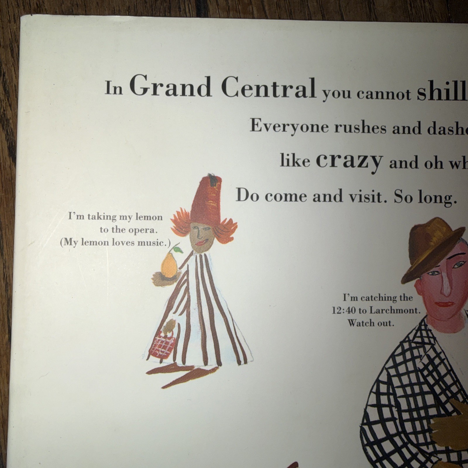 Next Stop Grand Central Maira Kalman, HCDJ 0399229264 Children’s Book