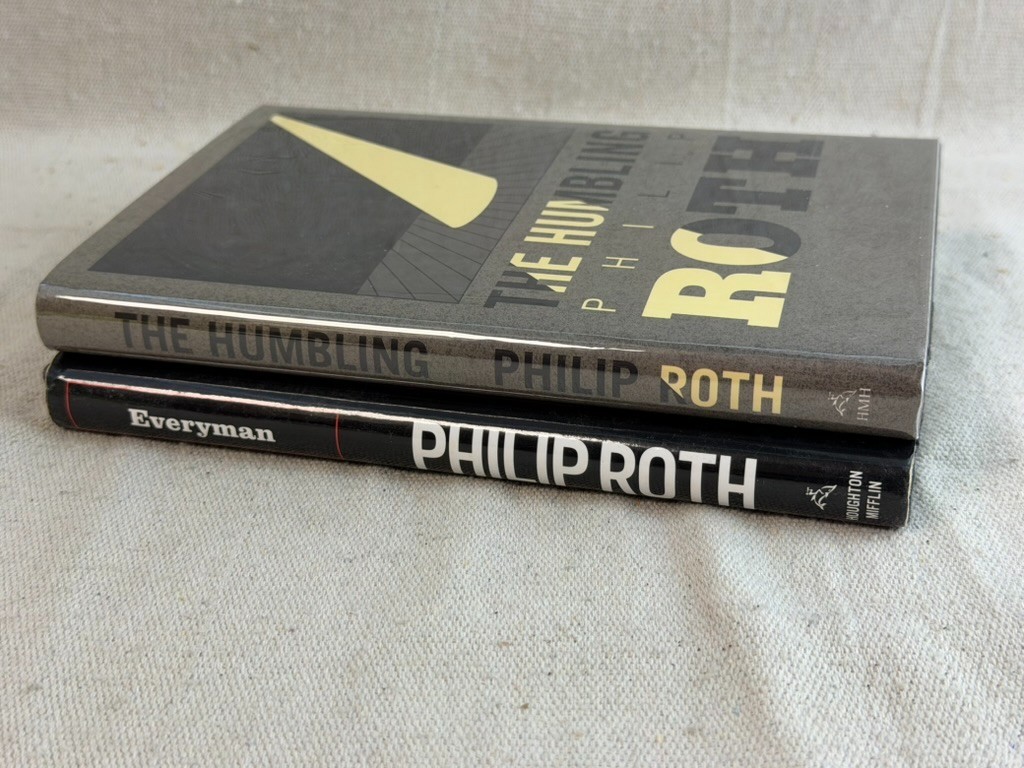 Philip Roth 1st Edition Hardcover Lot ~ Everyman & The Humbling ~ Fine Condition