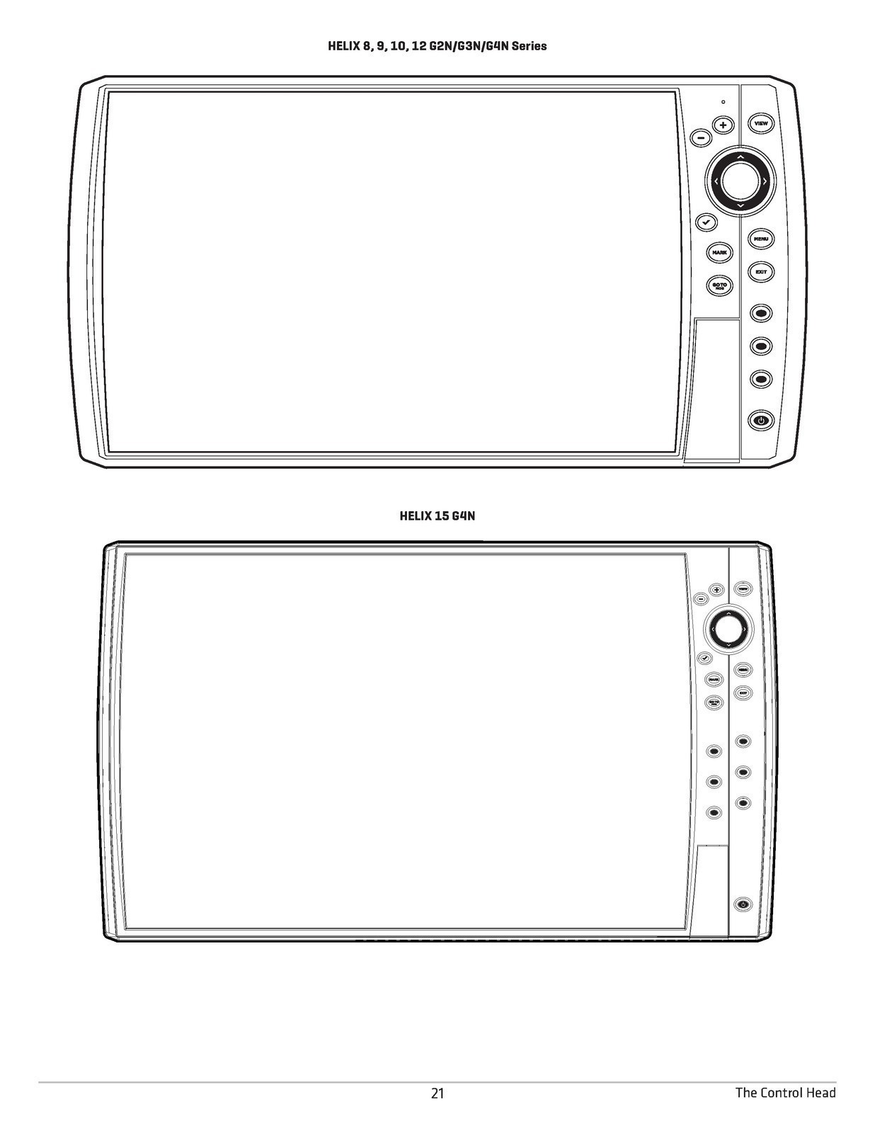 HUMMINBIRD HELIX G2 G3 G4 5 7 8 9 10 Operators Manual – SPIRAL FIXED – COVERS