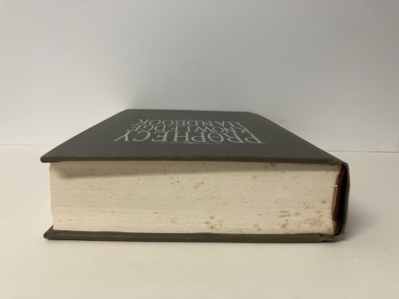 The Prophecy Knowledge Handbook by John Walvoord (1990, Hardcover) VERY GOOD