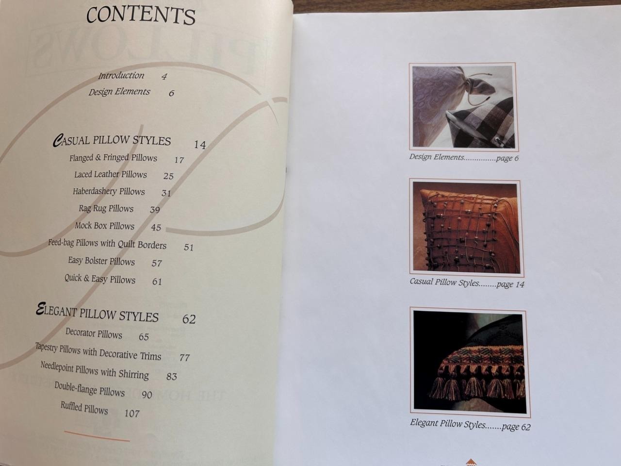 Creative Textiles Pillows craft sewing book 112 pages 1997