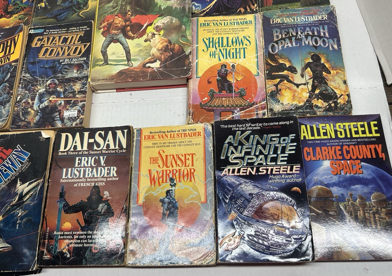 Lot of 15 random Scifi & Fantasy 1980s vintage Paperback books!